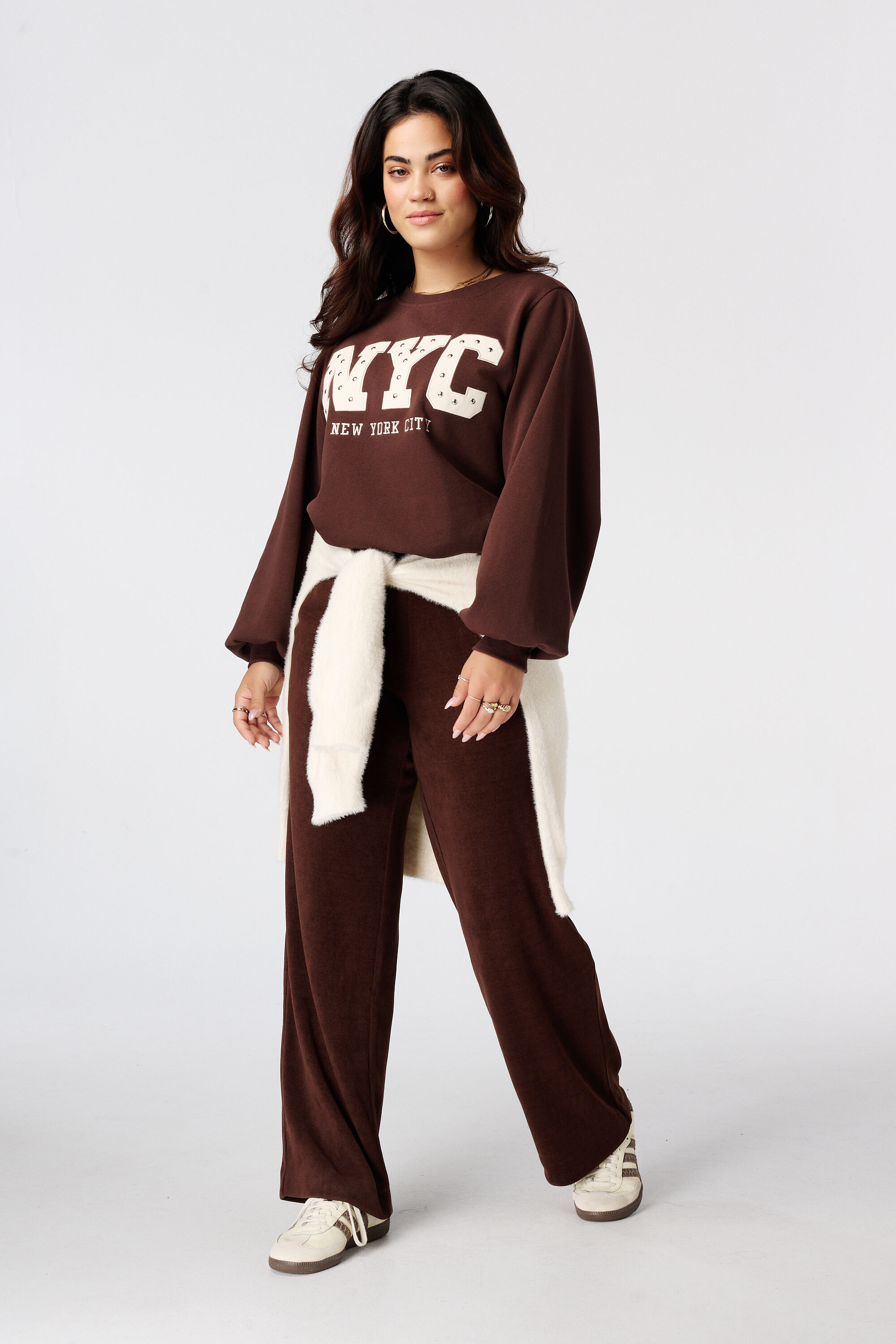 Wide Leg Cordhose