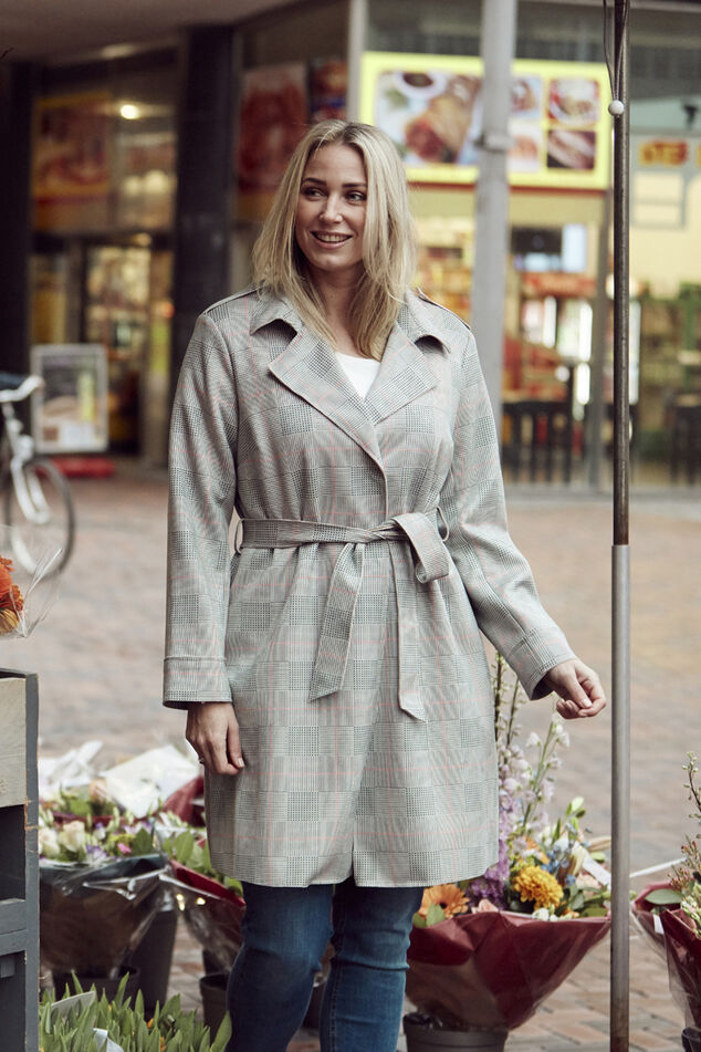 Trenchcoat mit Karo-Muster  image number 0