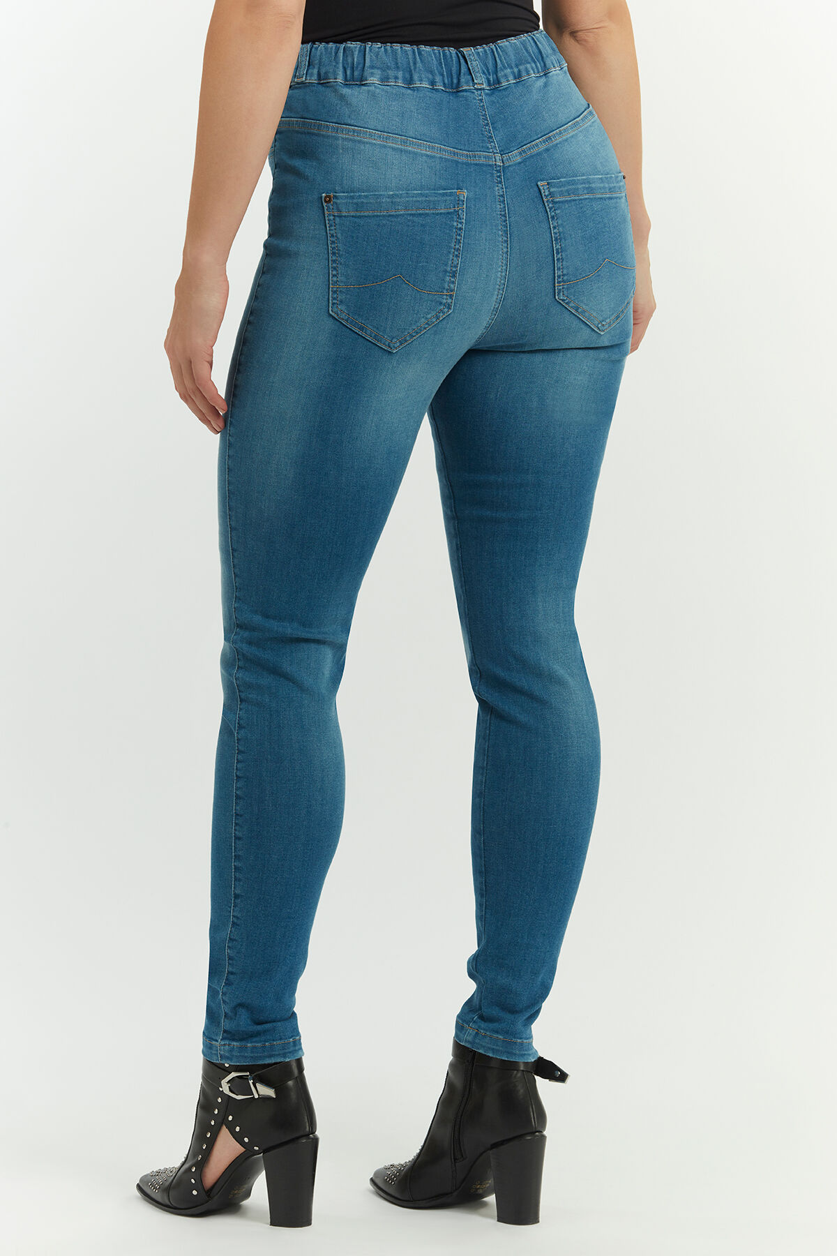 POPPY Slim-Fit Denim-Treggings image number 3