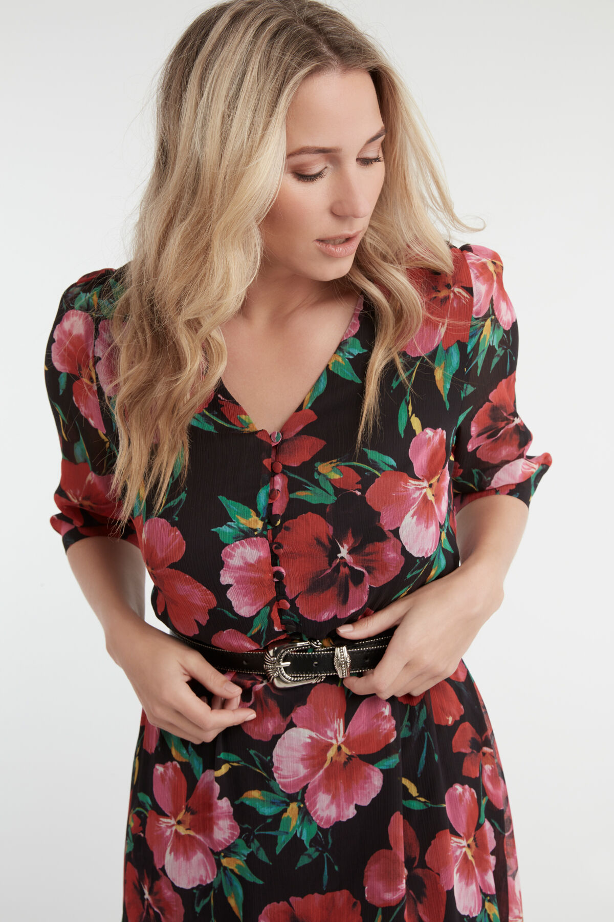 Blumenkleid mit R&uuml;schen image number 4