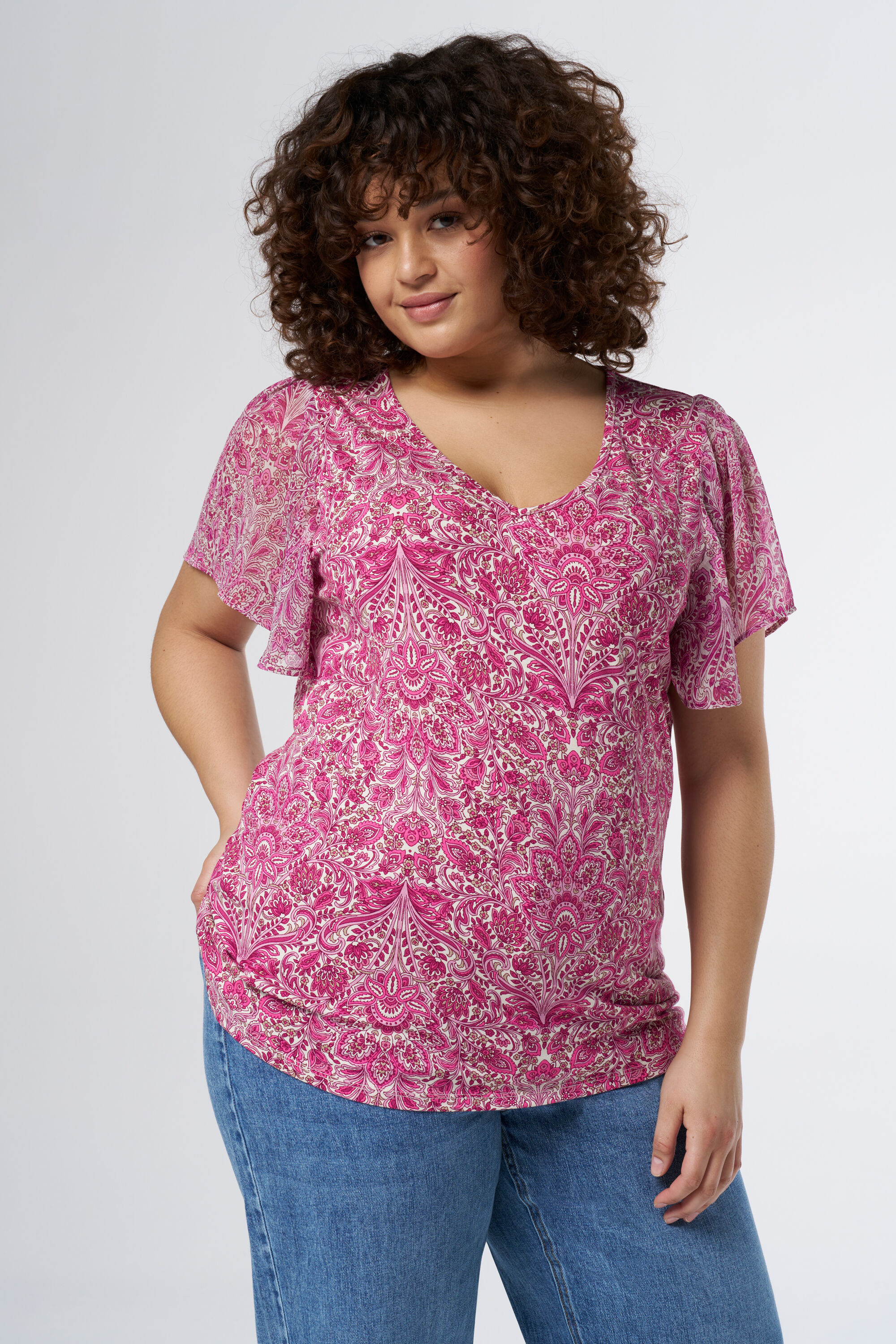 Top mit Blumen-Print image number 0