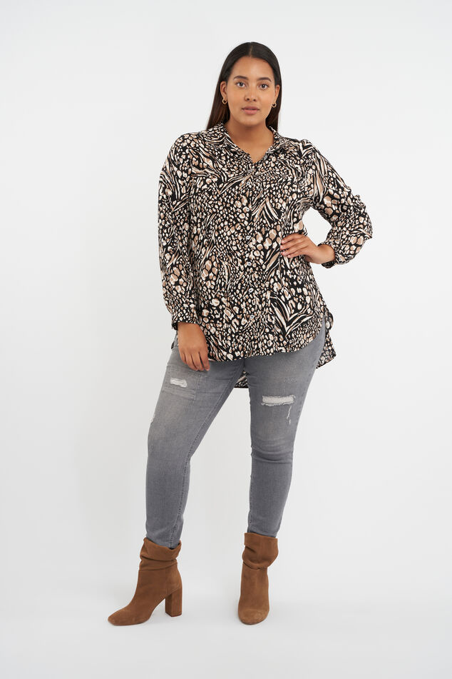 Bluse mit Print image number 5