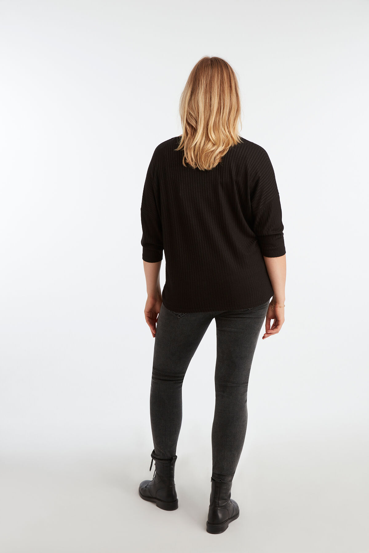 Skinny-Leg-Jeans mit hohem Bund image number 4