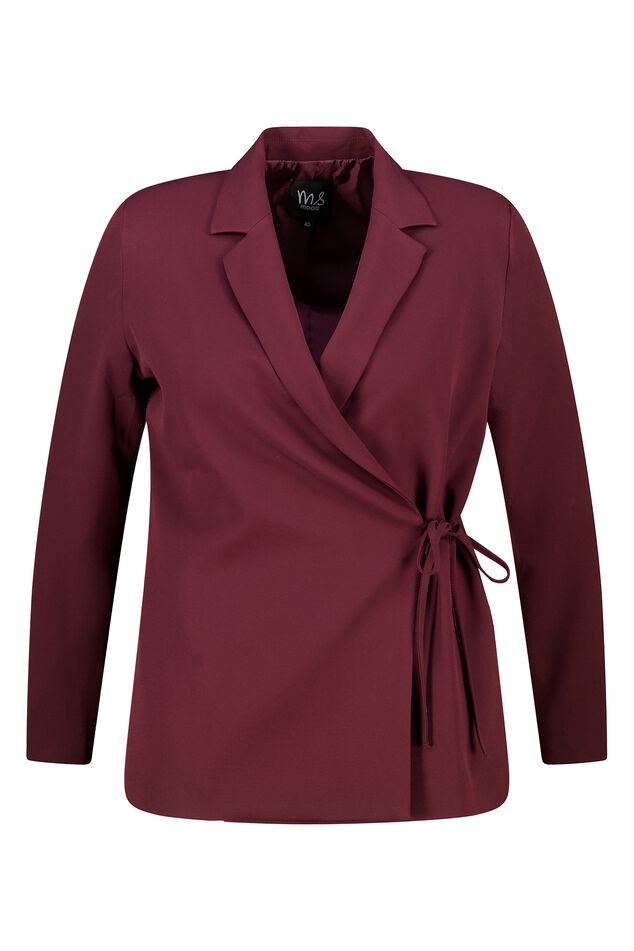 Oversize-Blazer mit Krawattengürtel image number 1