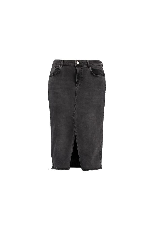 Denim-Rock mit Schlitz image number 1