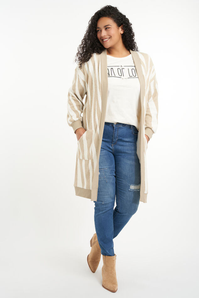 Cardigan mit Print image number 6