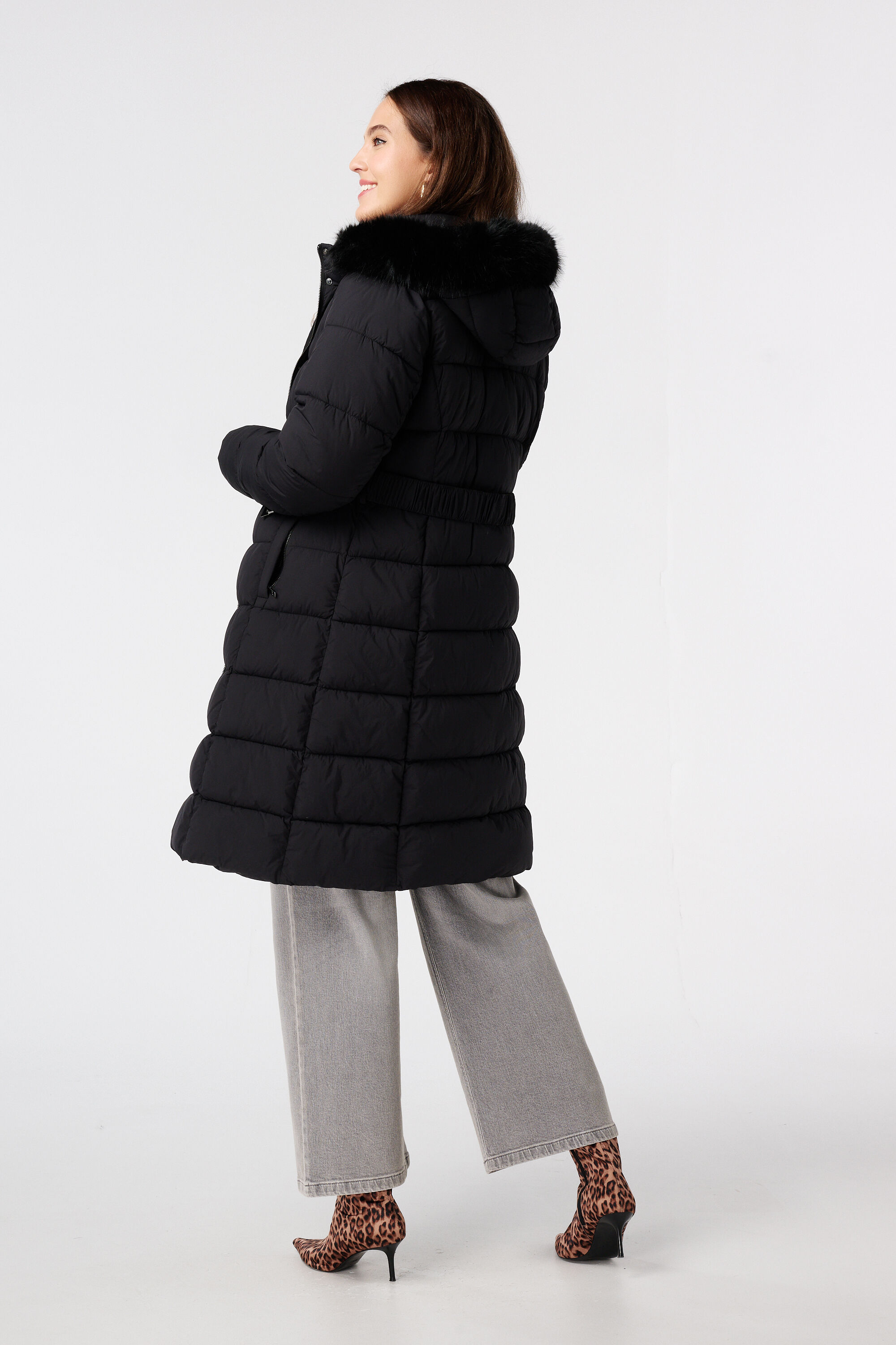 Jacke mit G&uuml;rtel image number 3