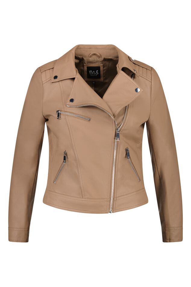 Biker-Jacke aus Kunstleder image number 1