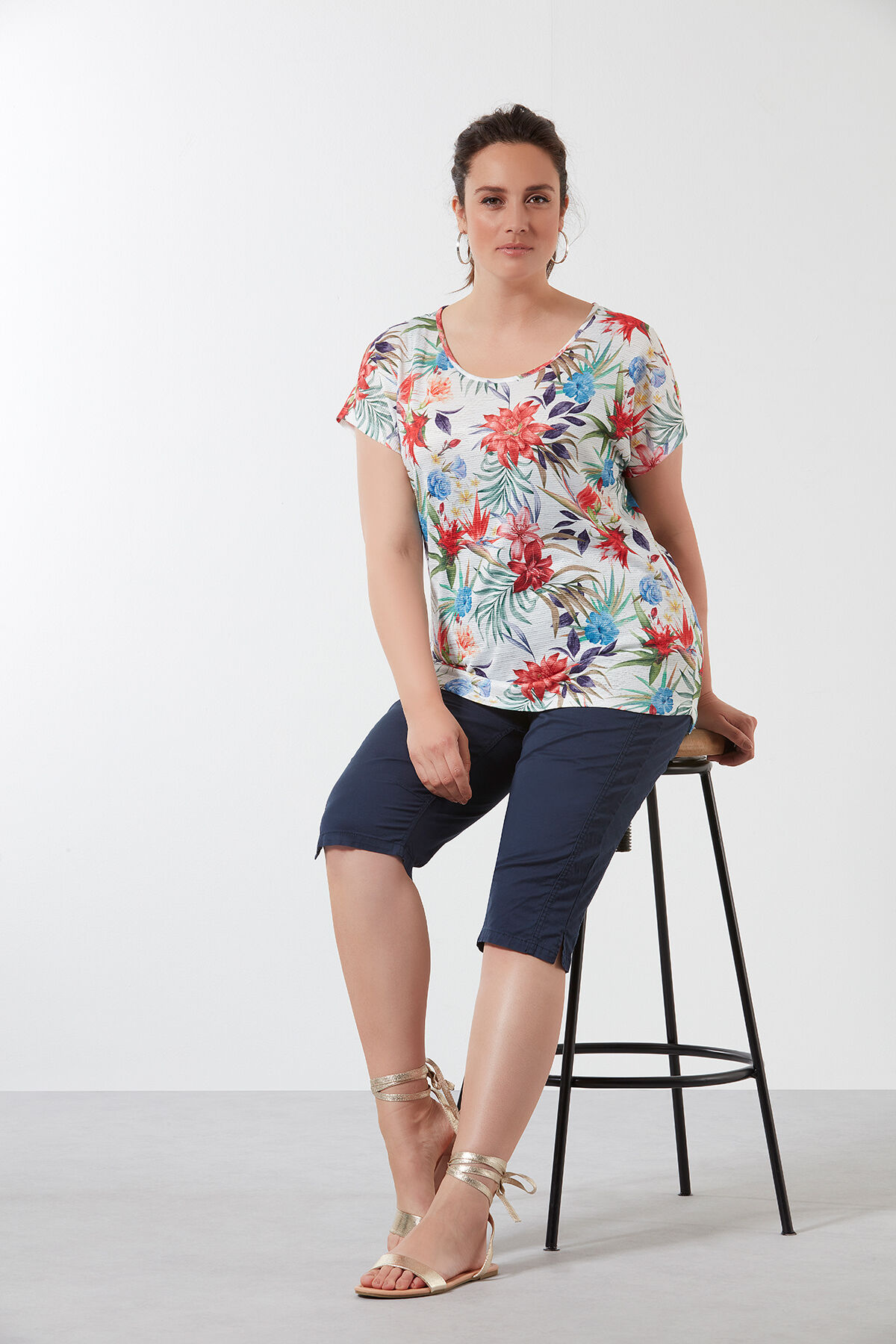 Capri-Hose aus Baumwolle image number 5