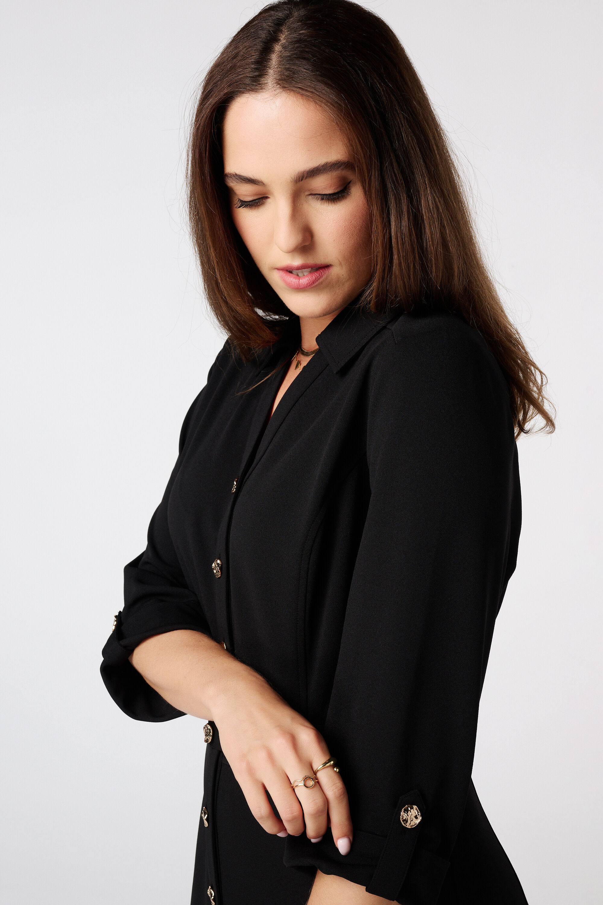 Kleid mit Zierkn&ouml;pfen image number 4