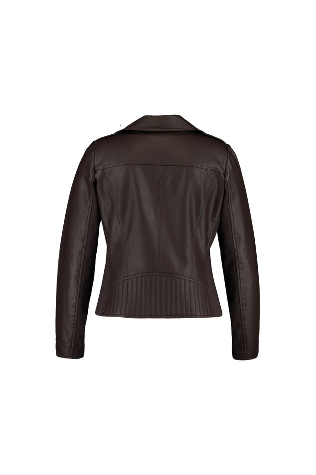 Biker-Jacke aus Kunstleder image number 2
