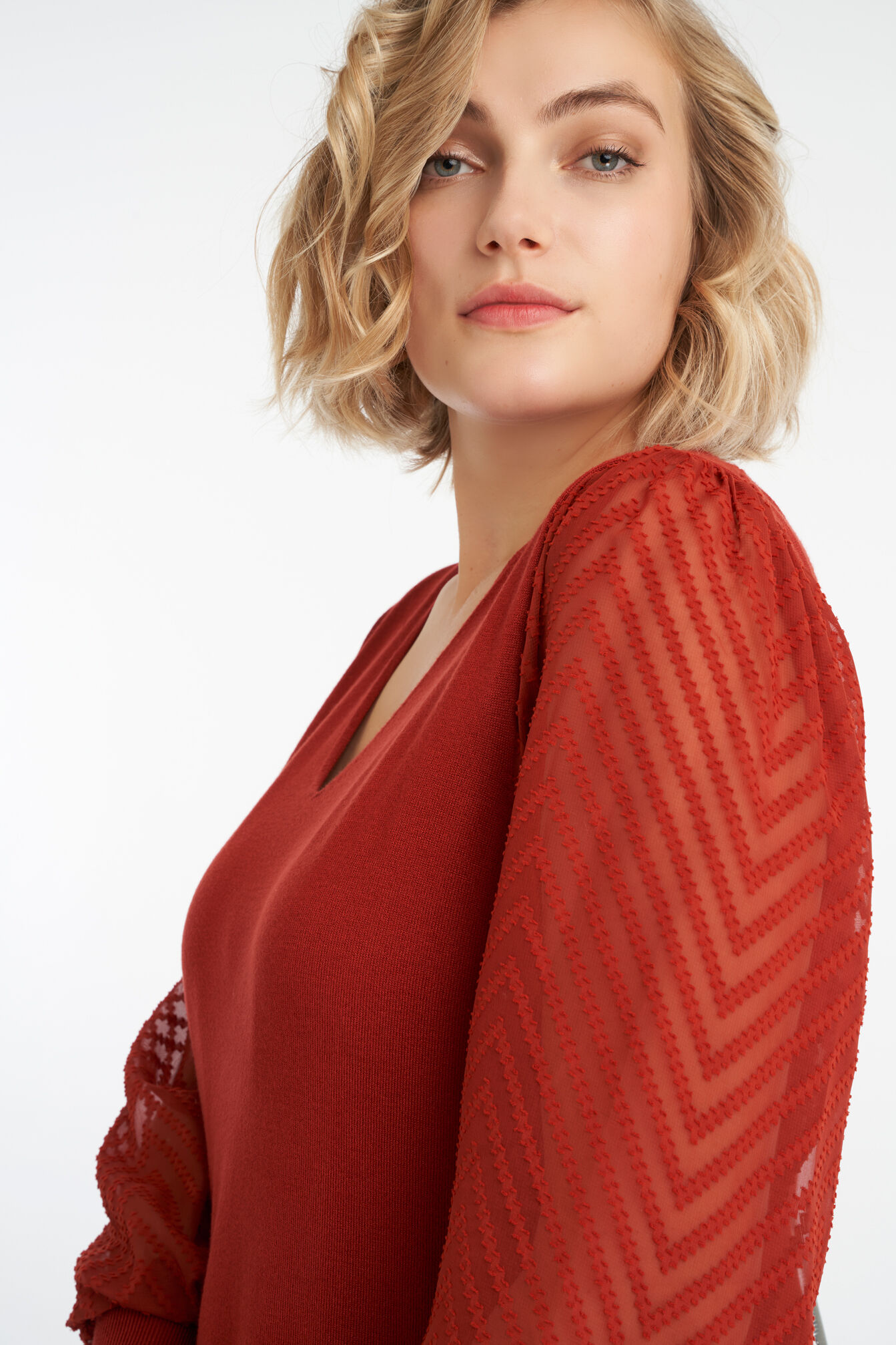 Sweatshirt mit bauschigen &Auml;rmeln image number 4