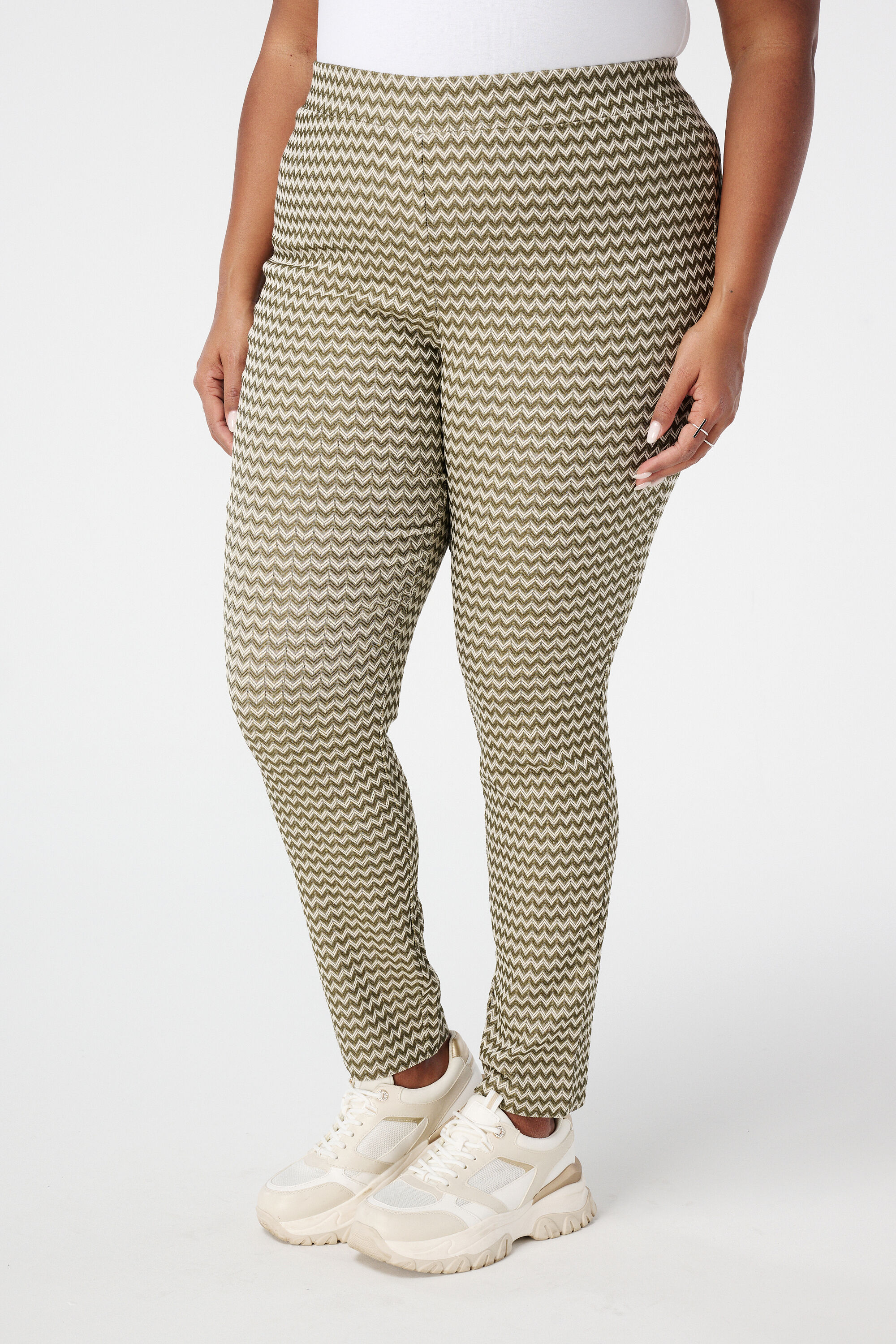 Skinny-Leg-Treggings mit Print image number 5