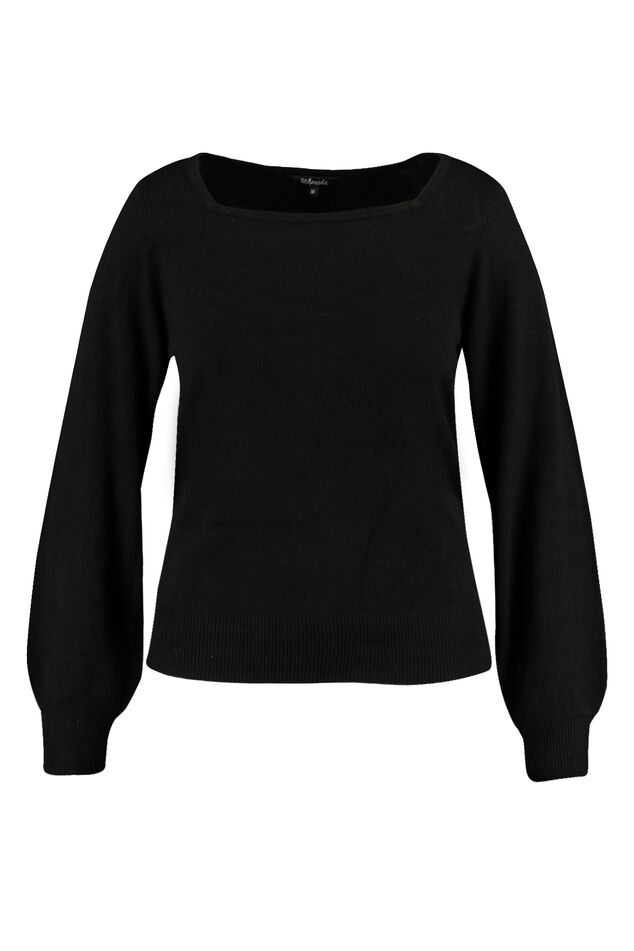 Sweatshirt mit eckigem Ausschnitt  image number 1