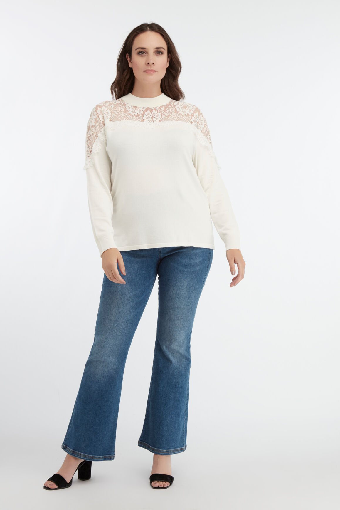 Pullover mit Spitze image number 5