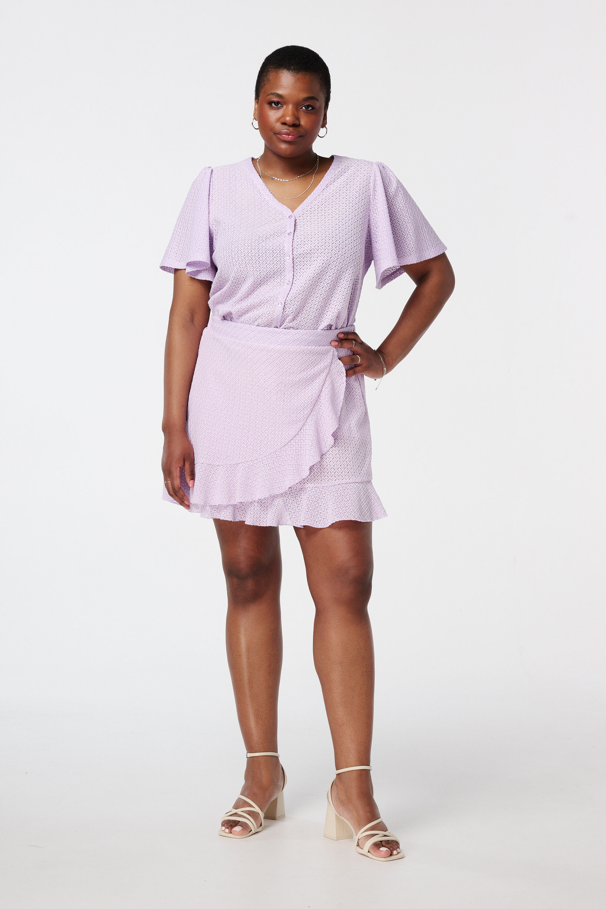 Texturiertes jersey Top image number 5