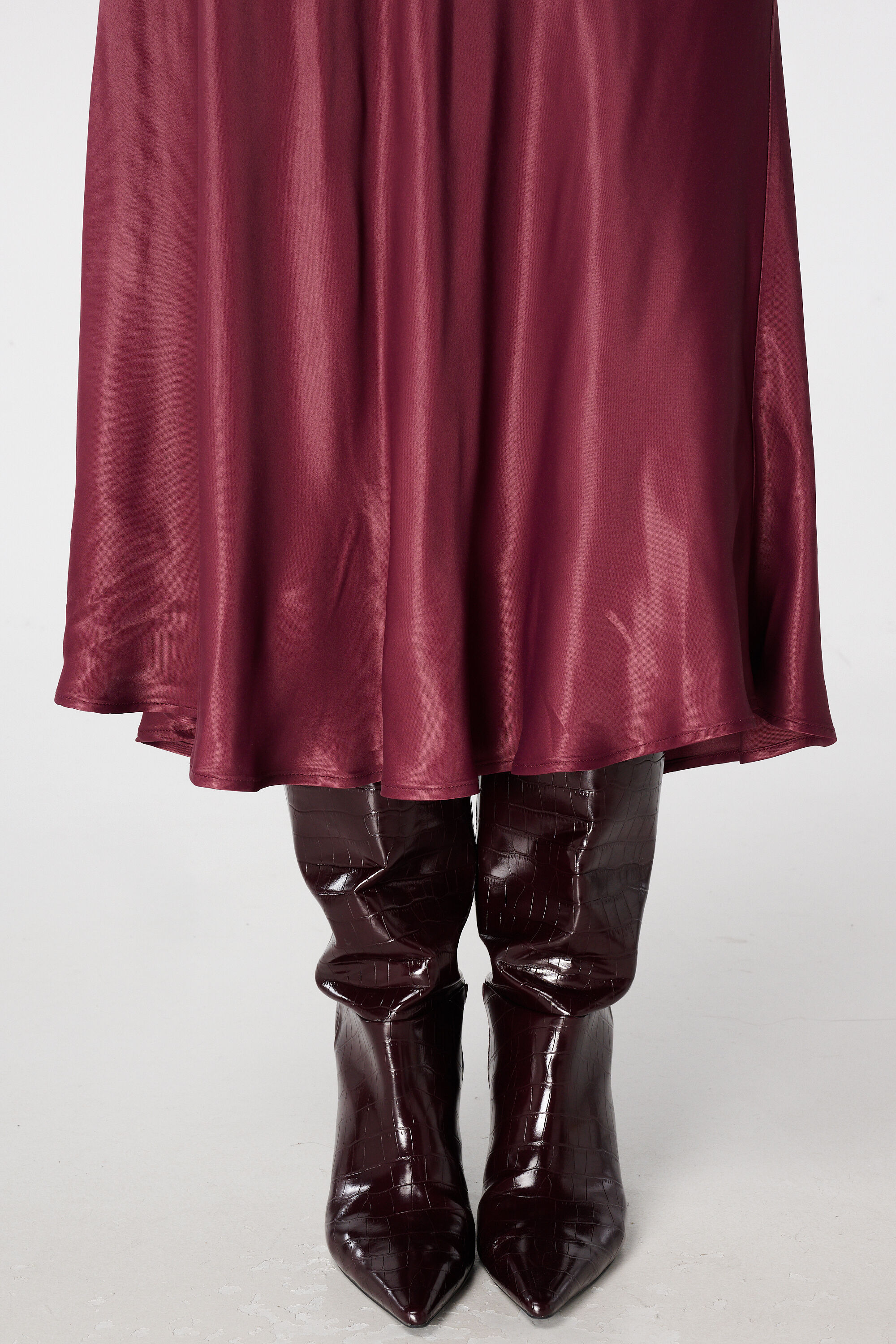 Midi-Rock aus Satin image number 4