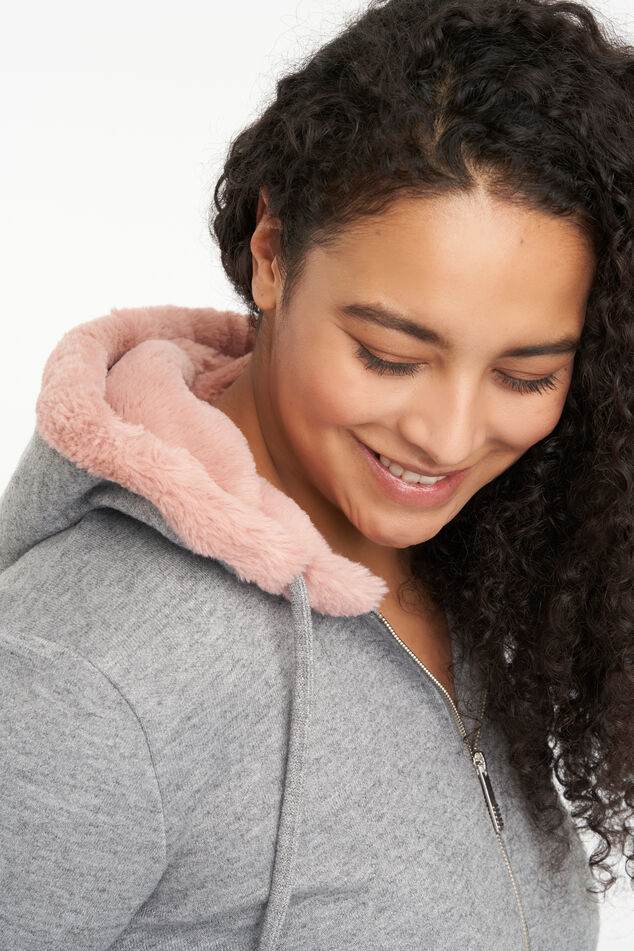 Cardigan mit Kapuze image number 5