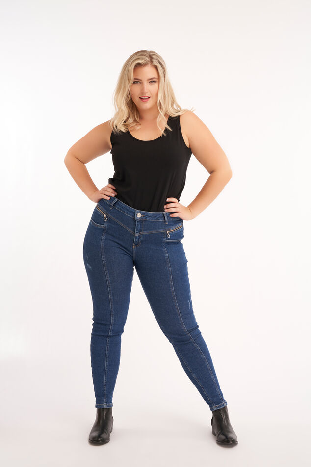 Jeans mit Ziernaht image number 0