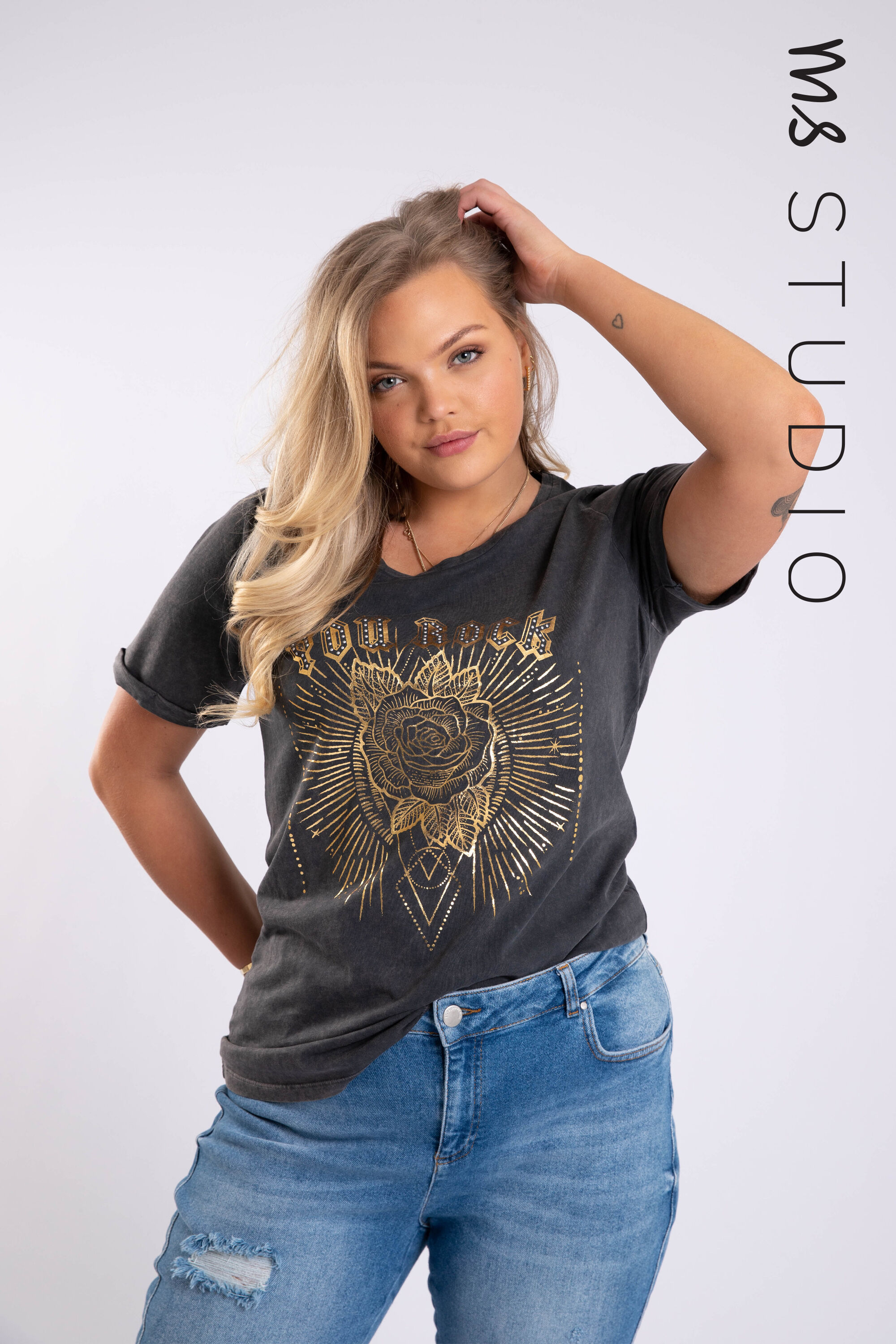 T-Shirt mit Print  image number 0