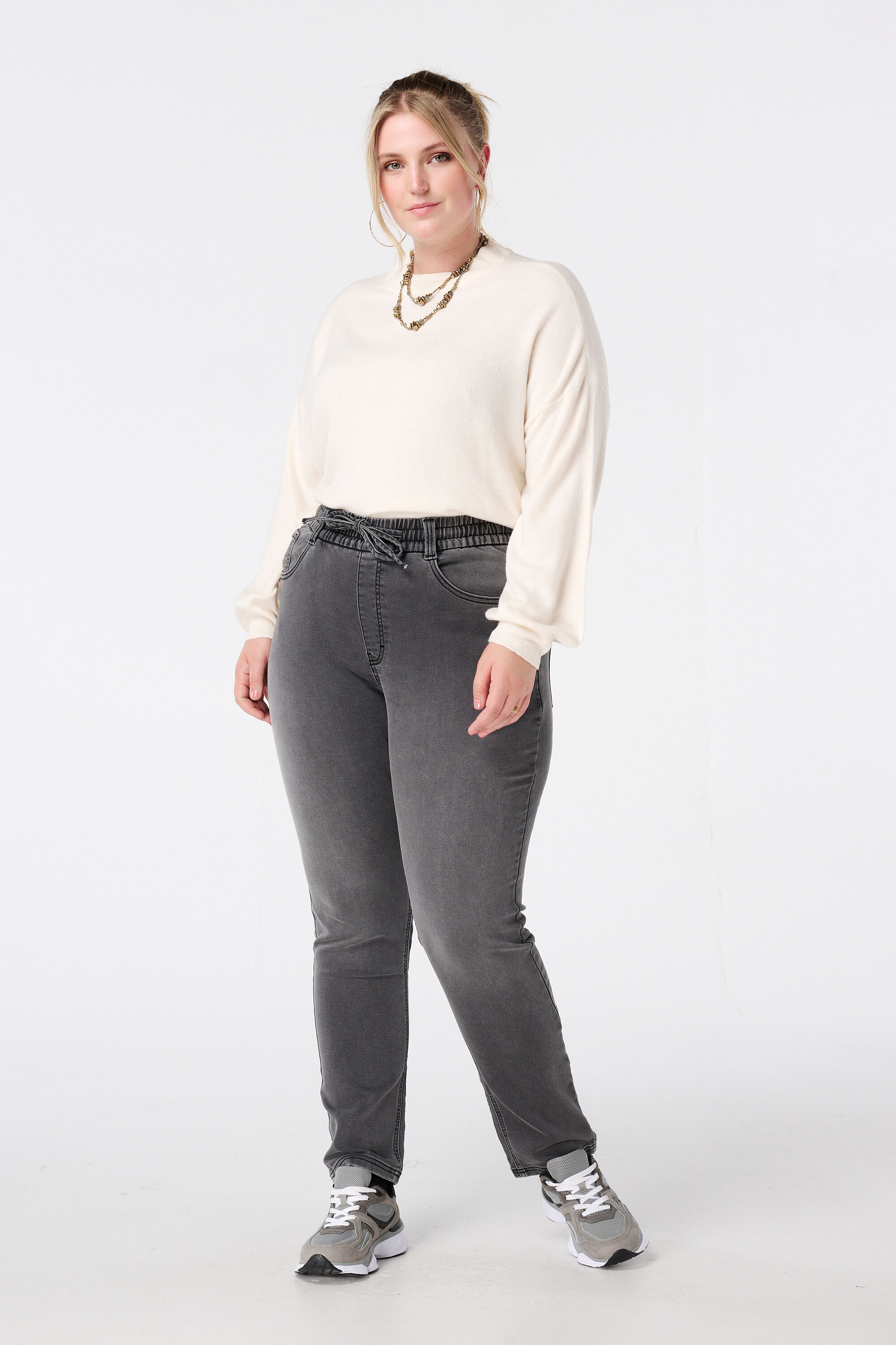 Feinstrickpullover mit Ballon&auml;rmeln image number 5