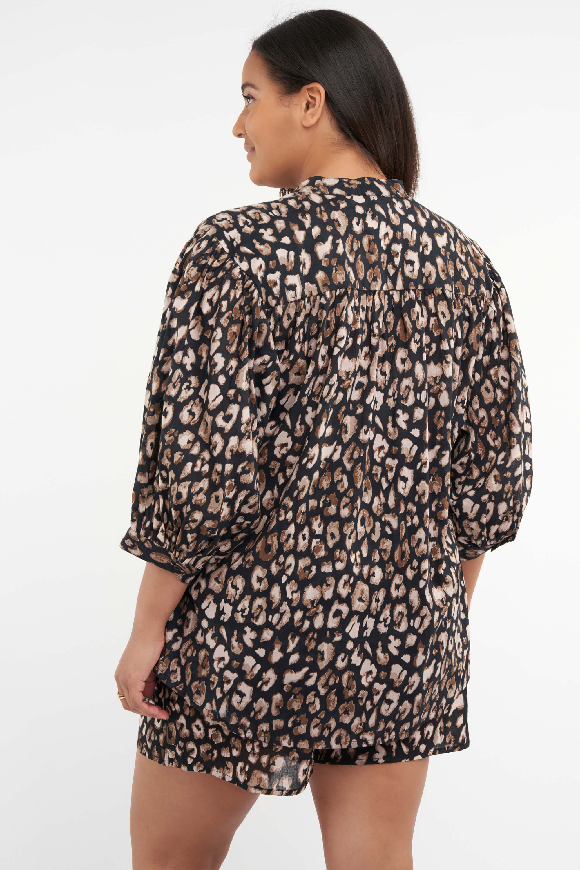 Bluse mit Leopard-Print  image number 3