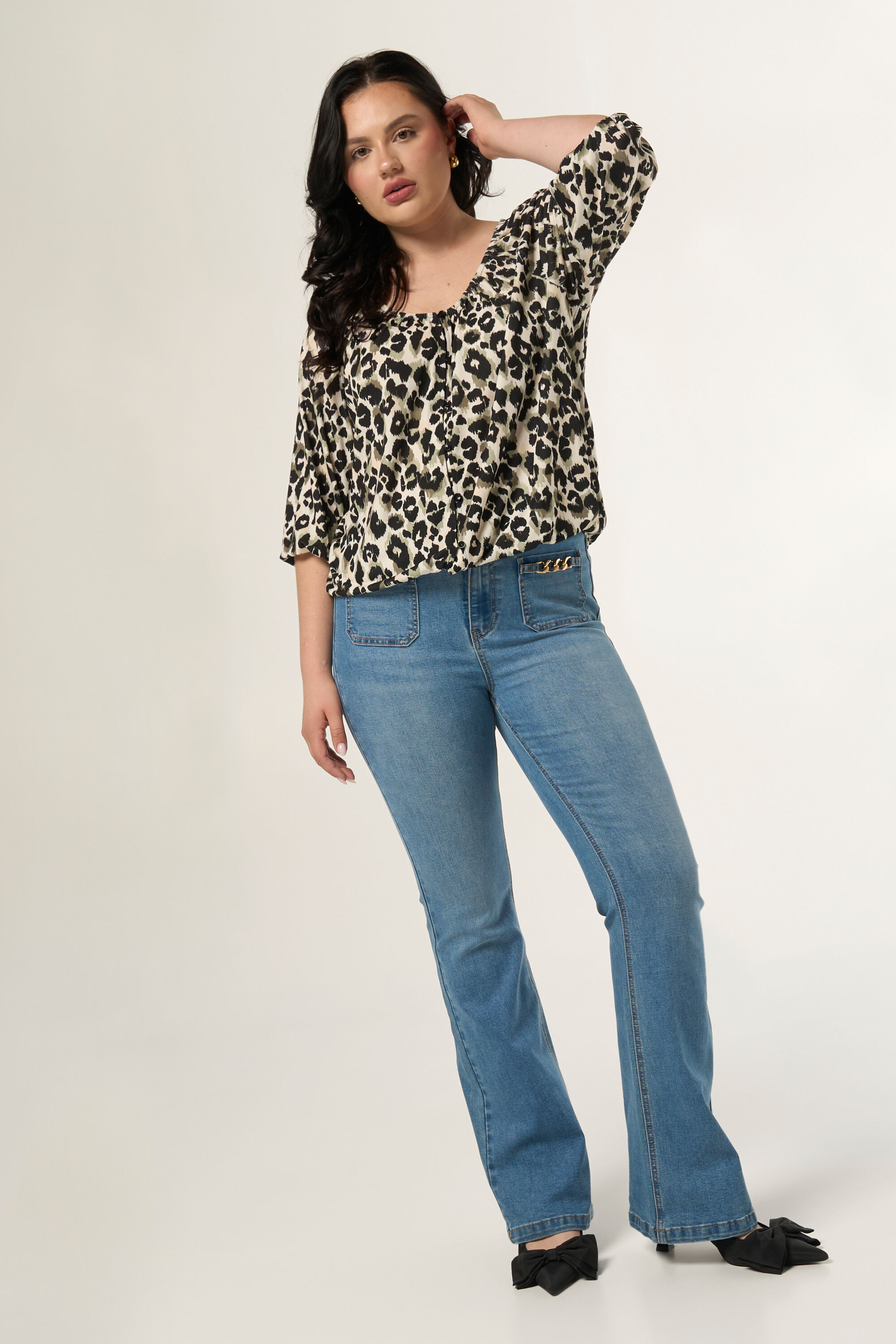 Top mit Panther-Print image number 5