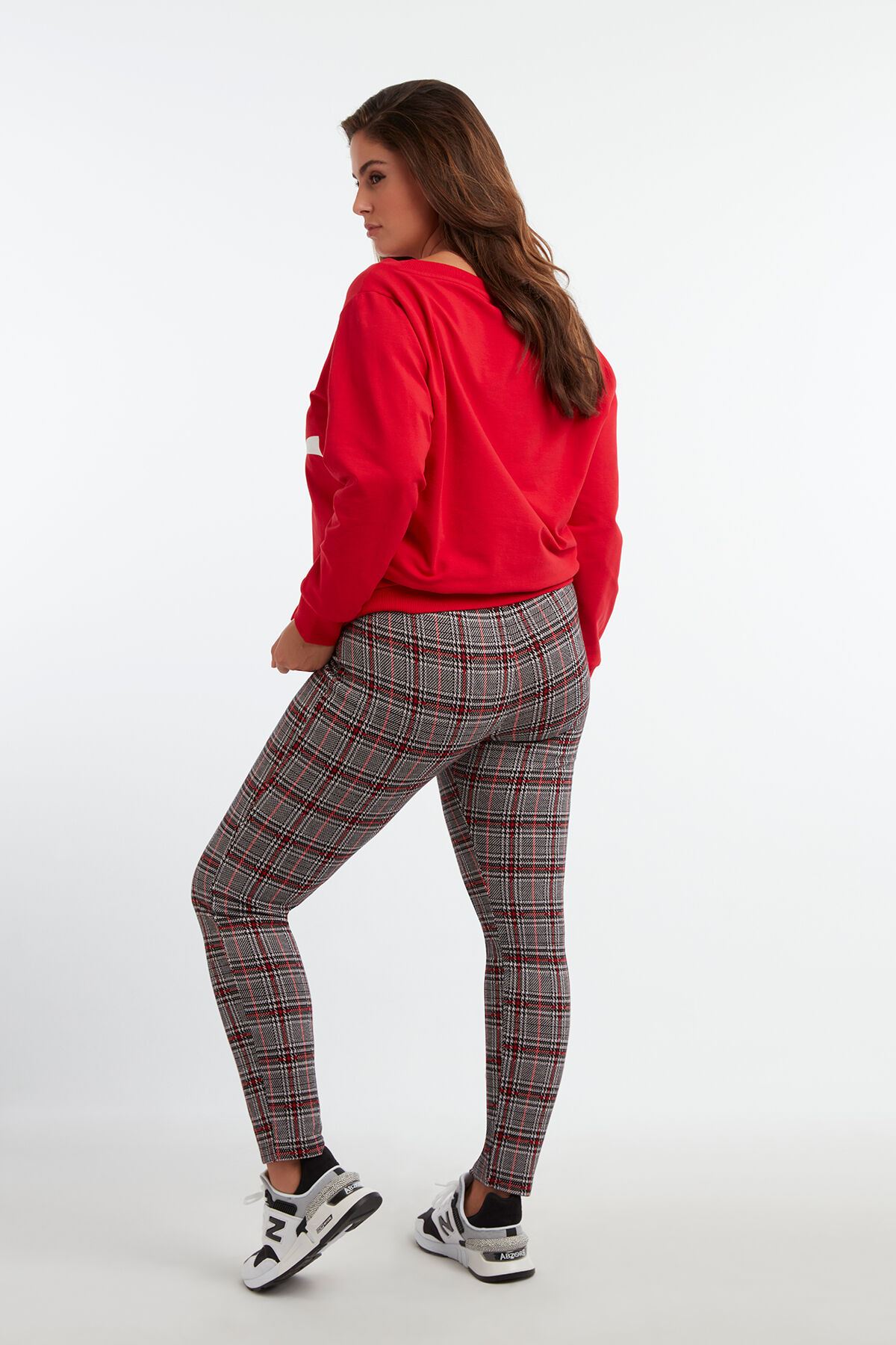 Plaid-Leggings image number 3