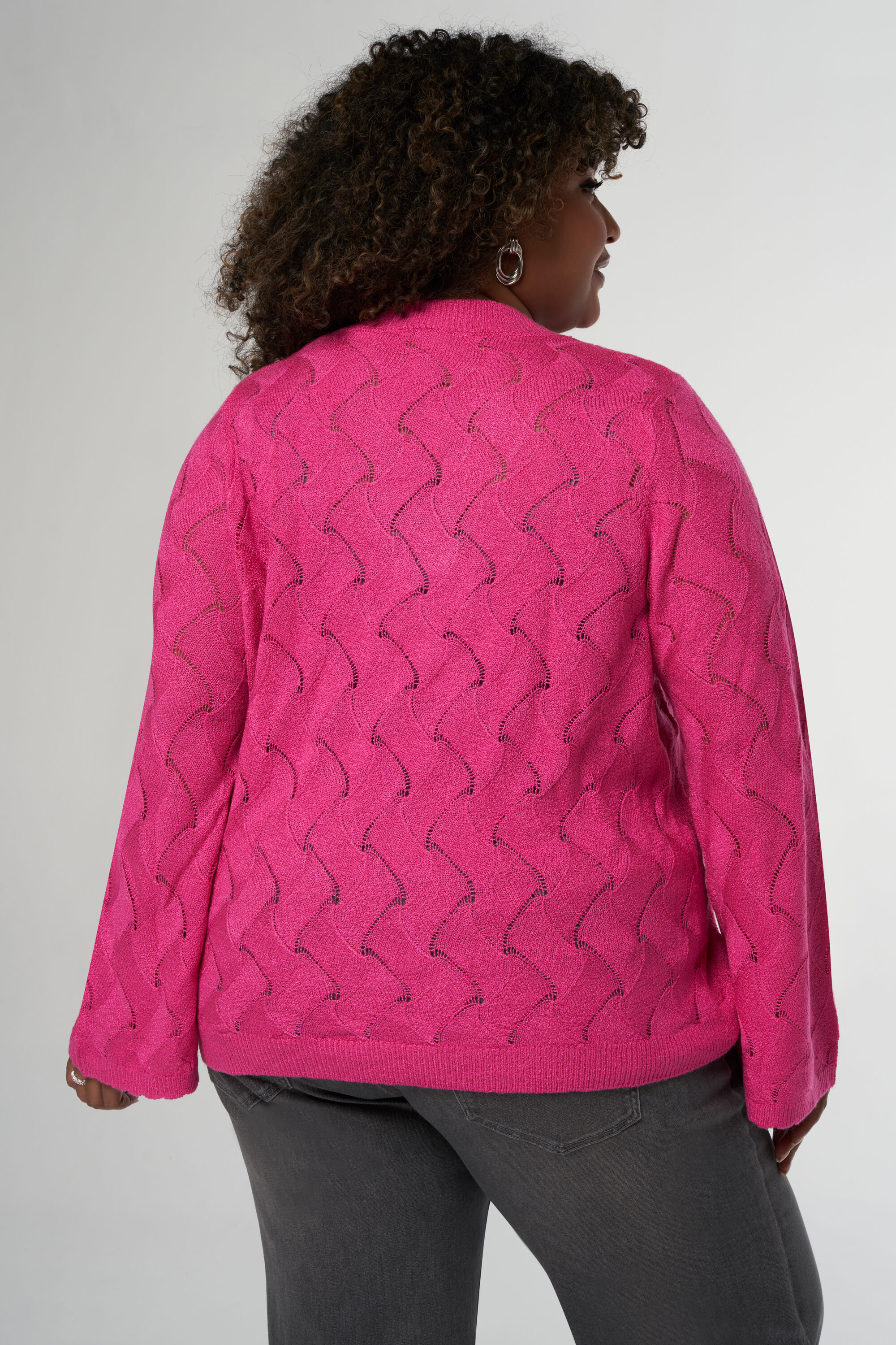 Gestrickter Pullover mit V-Ausschnitt image number 3