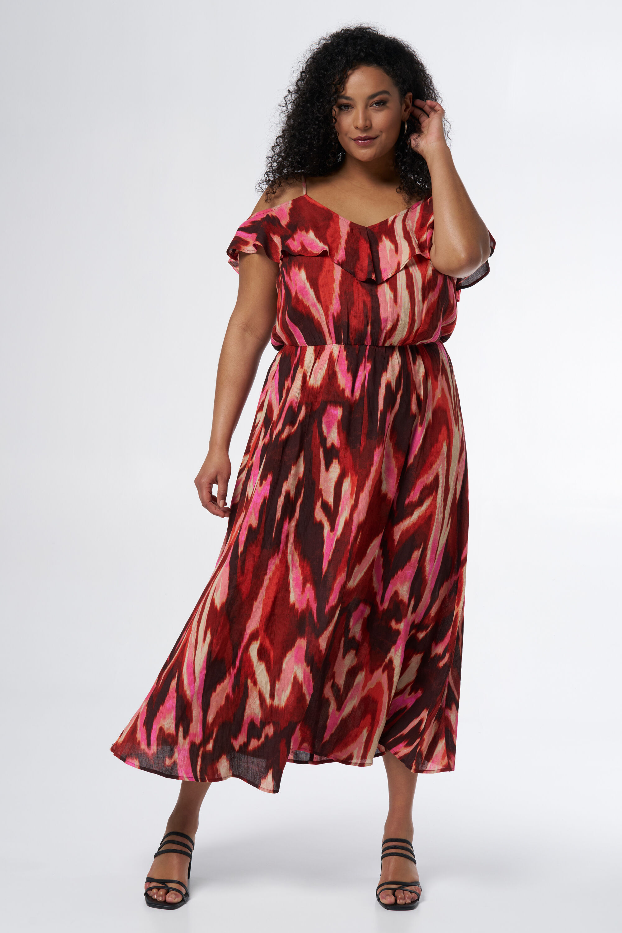 Midikleid mit Print image number 6