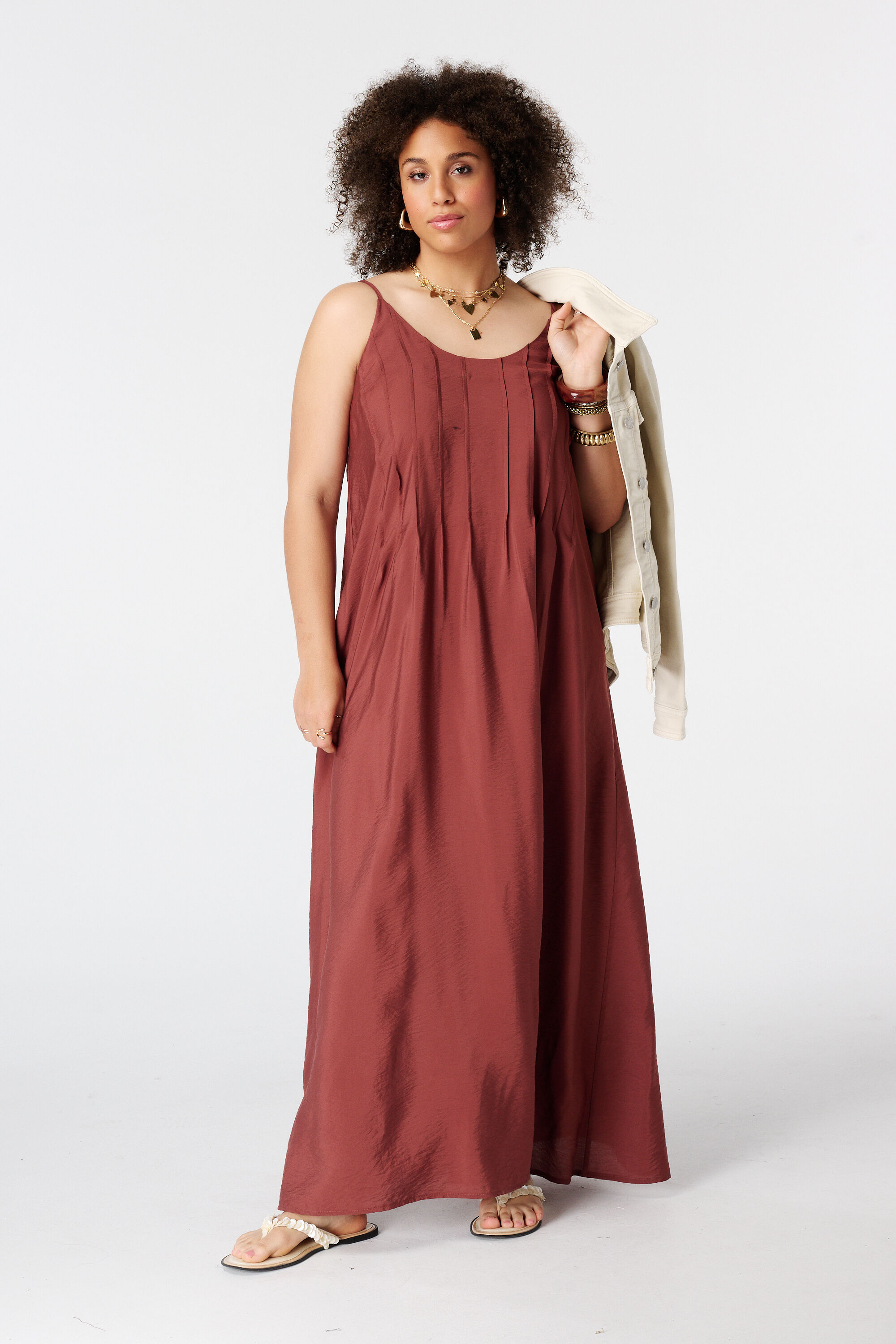 &Auml;rmelloses Maxikleid