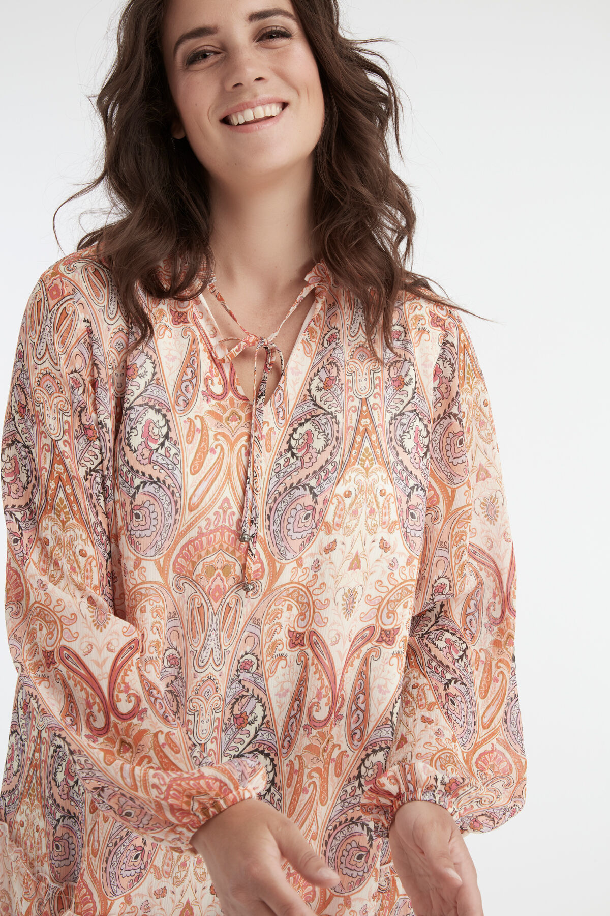 Kleid mit Paisley-Print image number 6