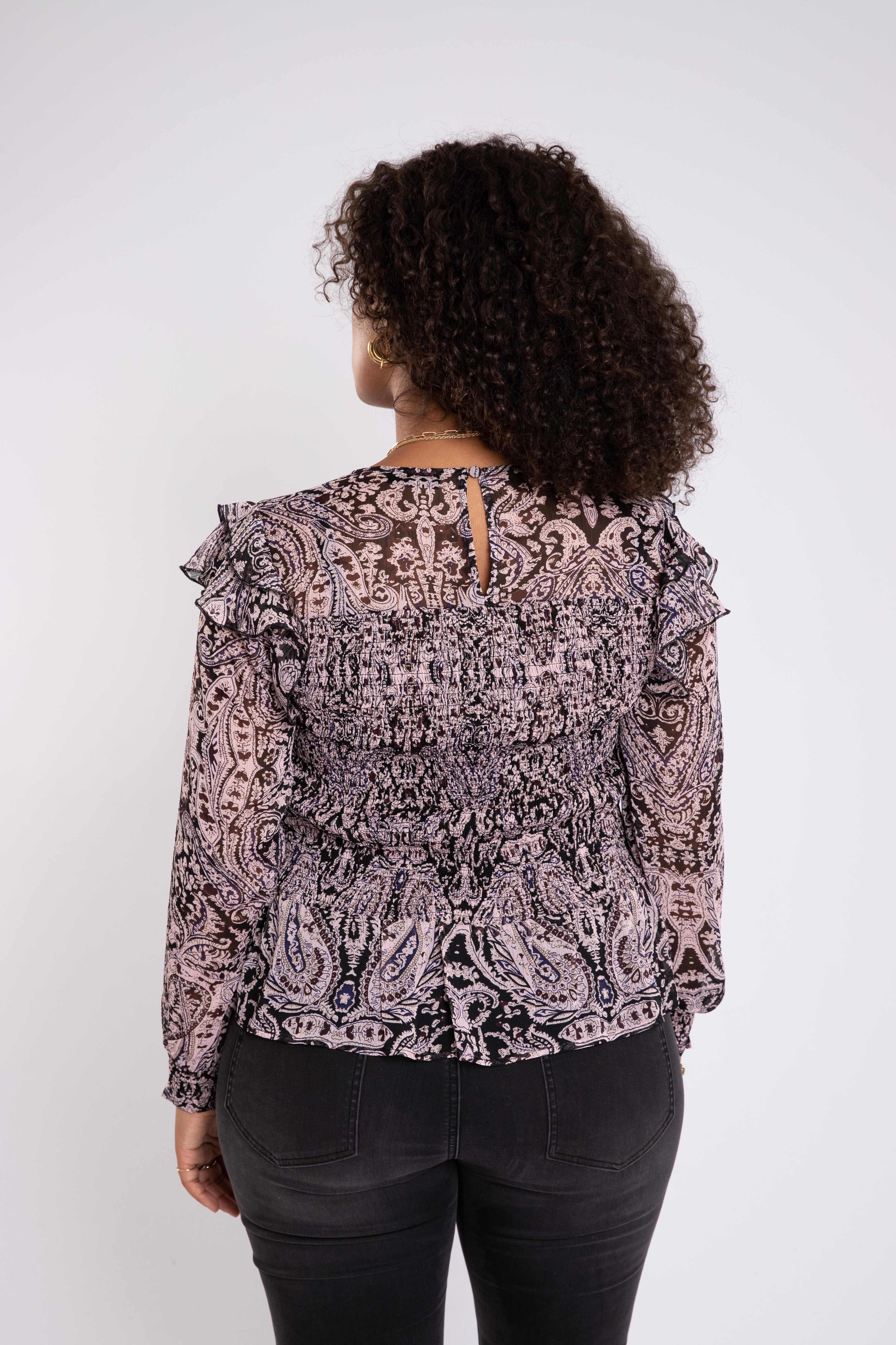 Bluse mit Paisley-Print  image number 4