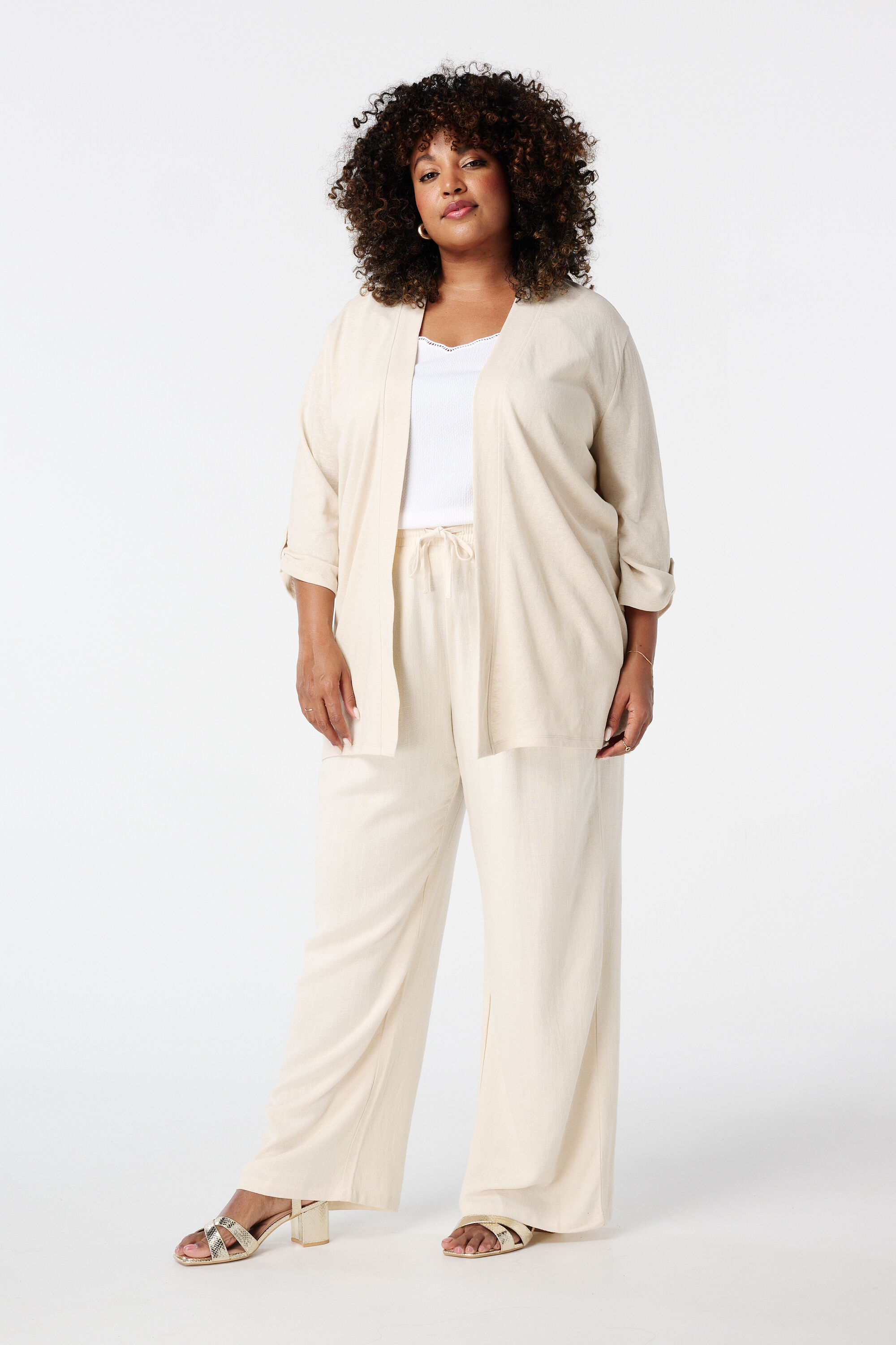 Cardigan mit Dreiviertel&auml;rmeln image number 5