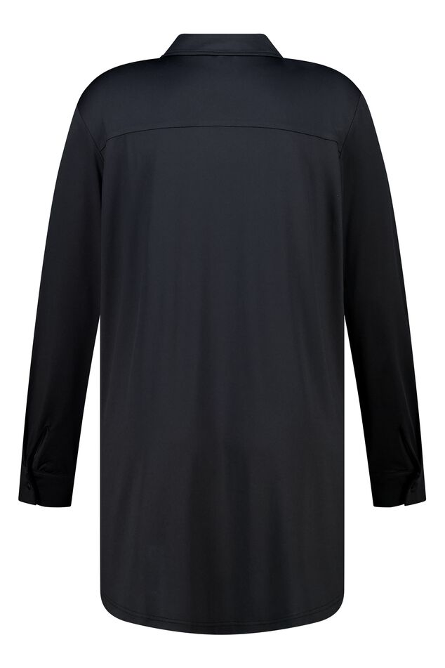 Lange Bluse mit Print image number 2