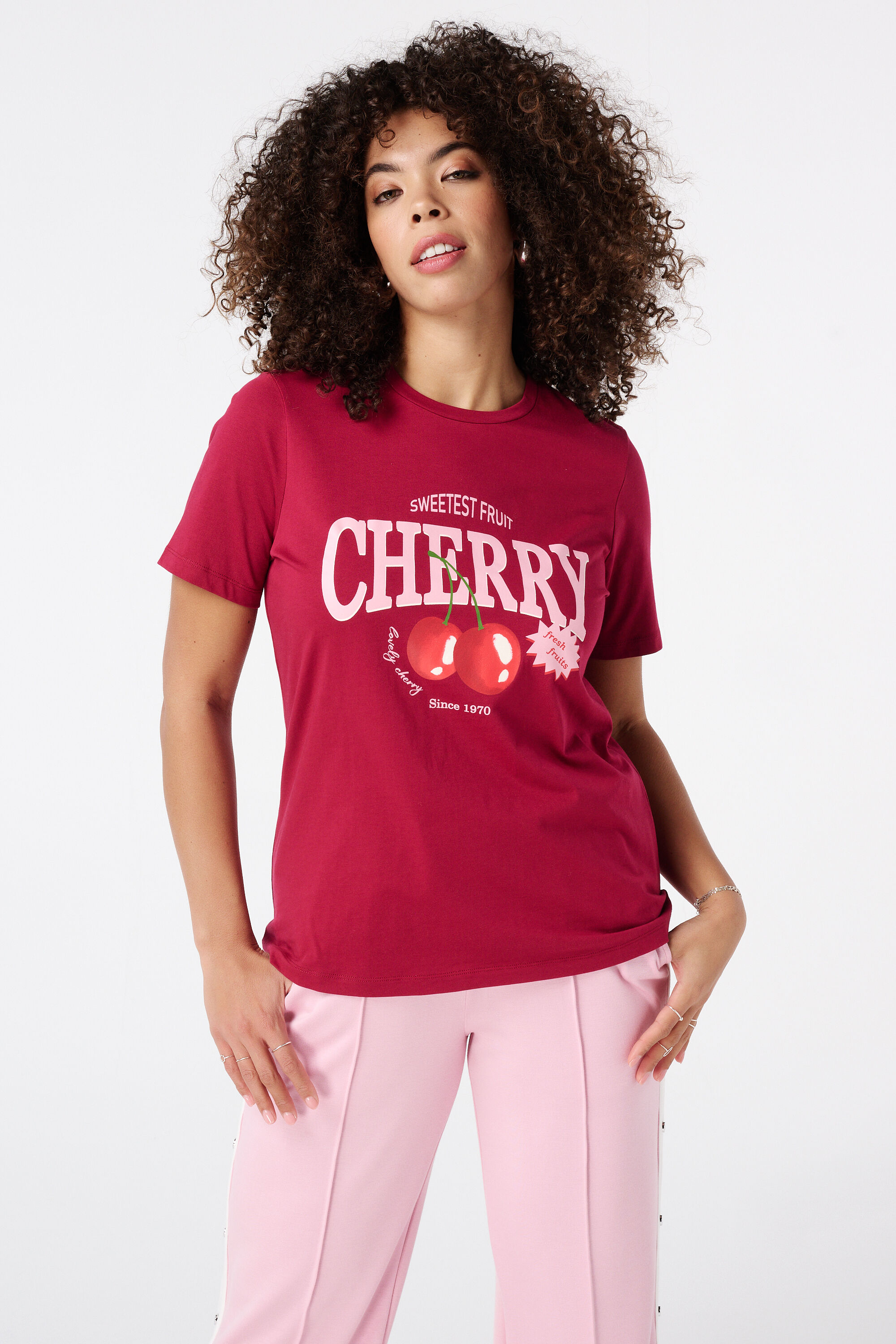 T-Shirt mit Text-Print  image number 4