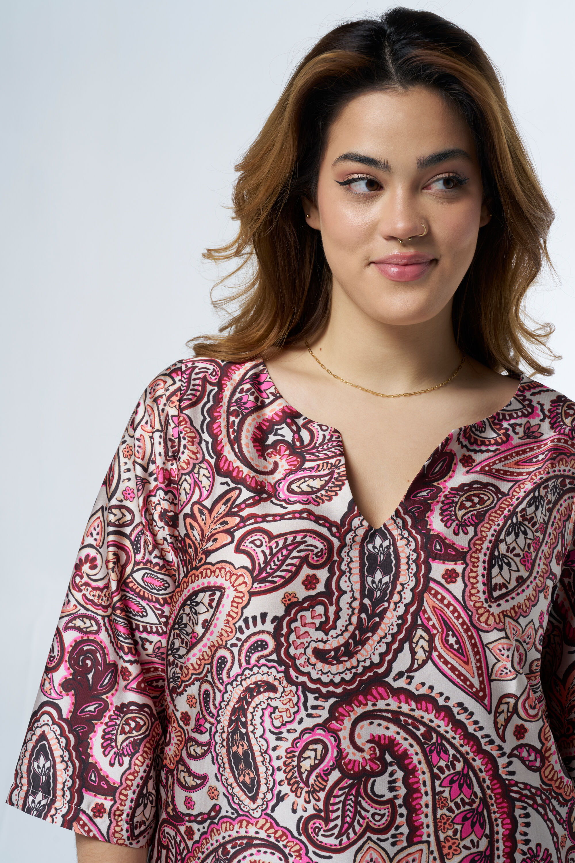 Kleid mit Paisley-Print image number 4