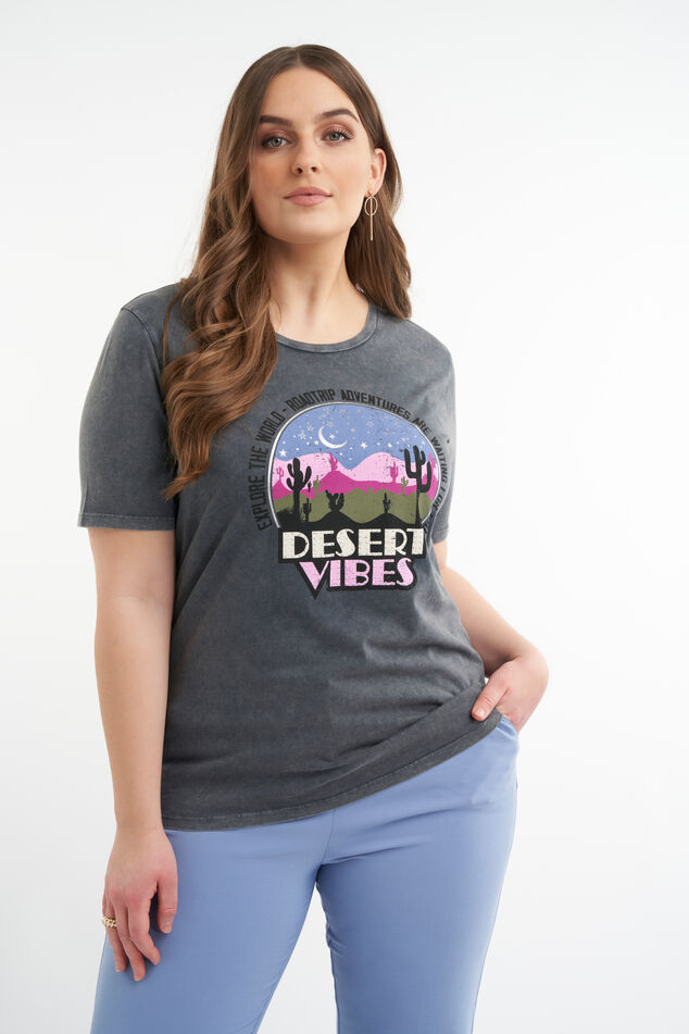 T-Shirt mit Print image number 0