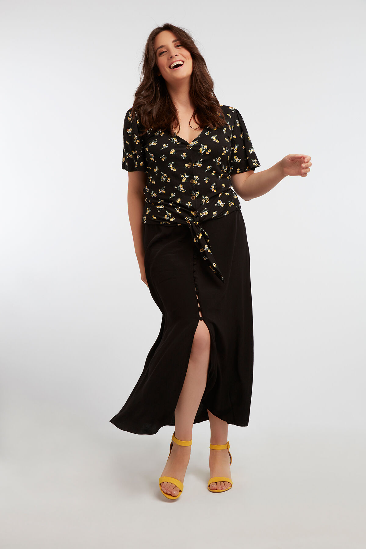 Maxi-Rock im Button-Down-Style image number 5