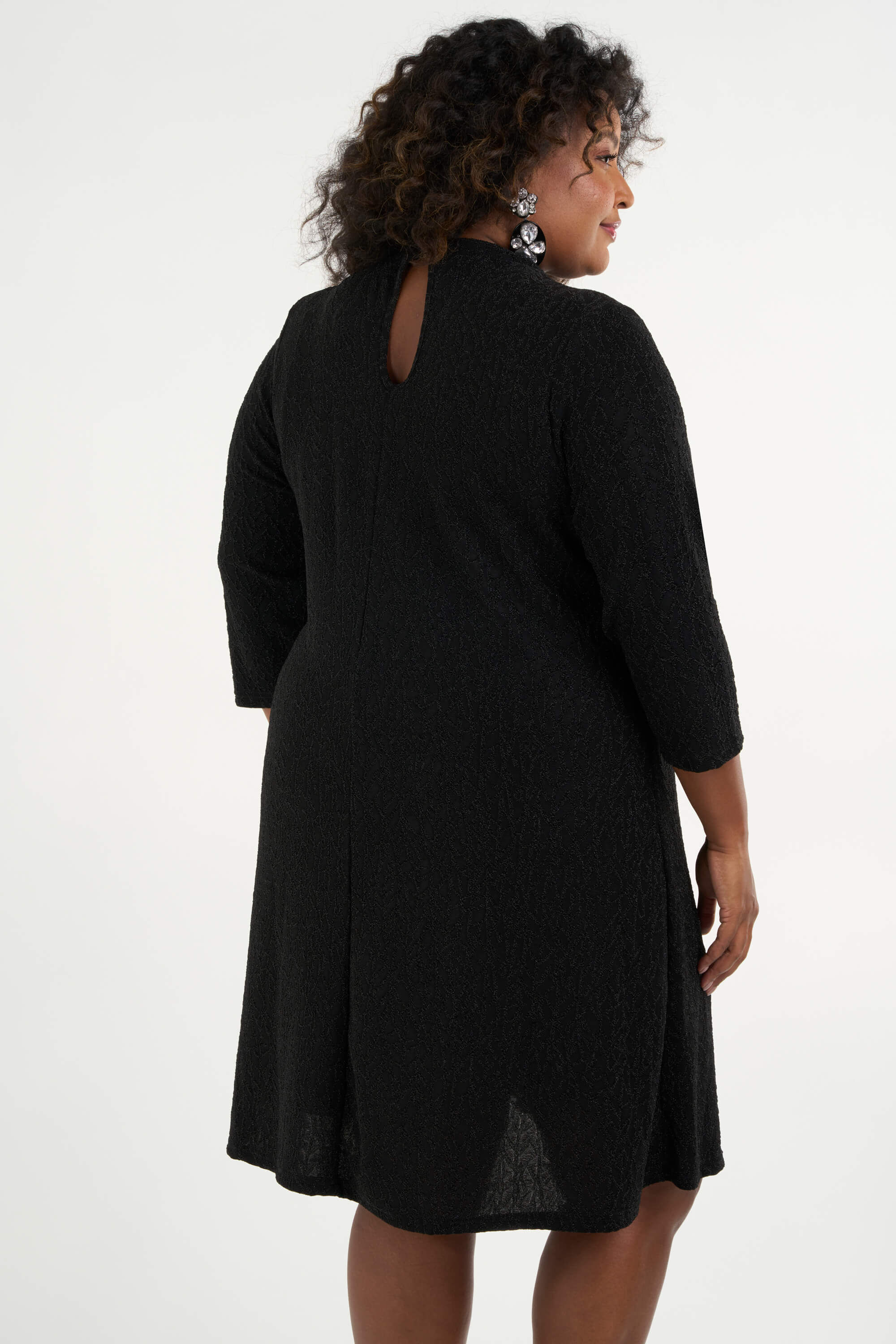 Kleid mit Glitzerdetails image number 4