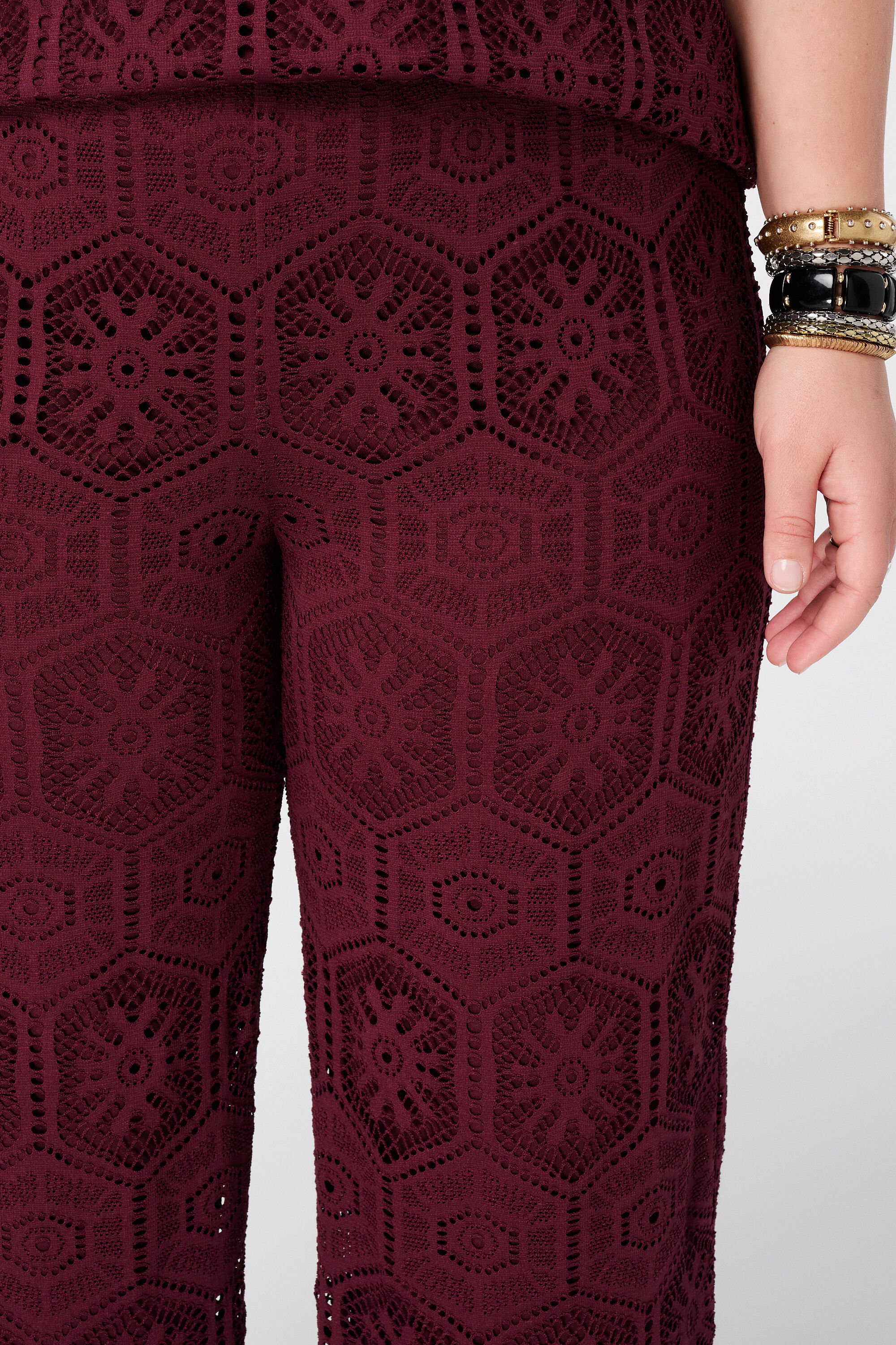 Weite Hose mit Crochet image number 4