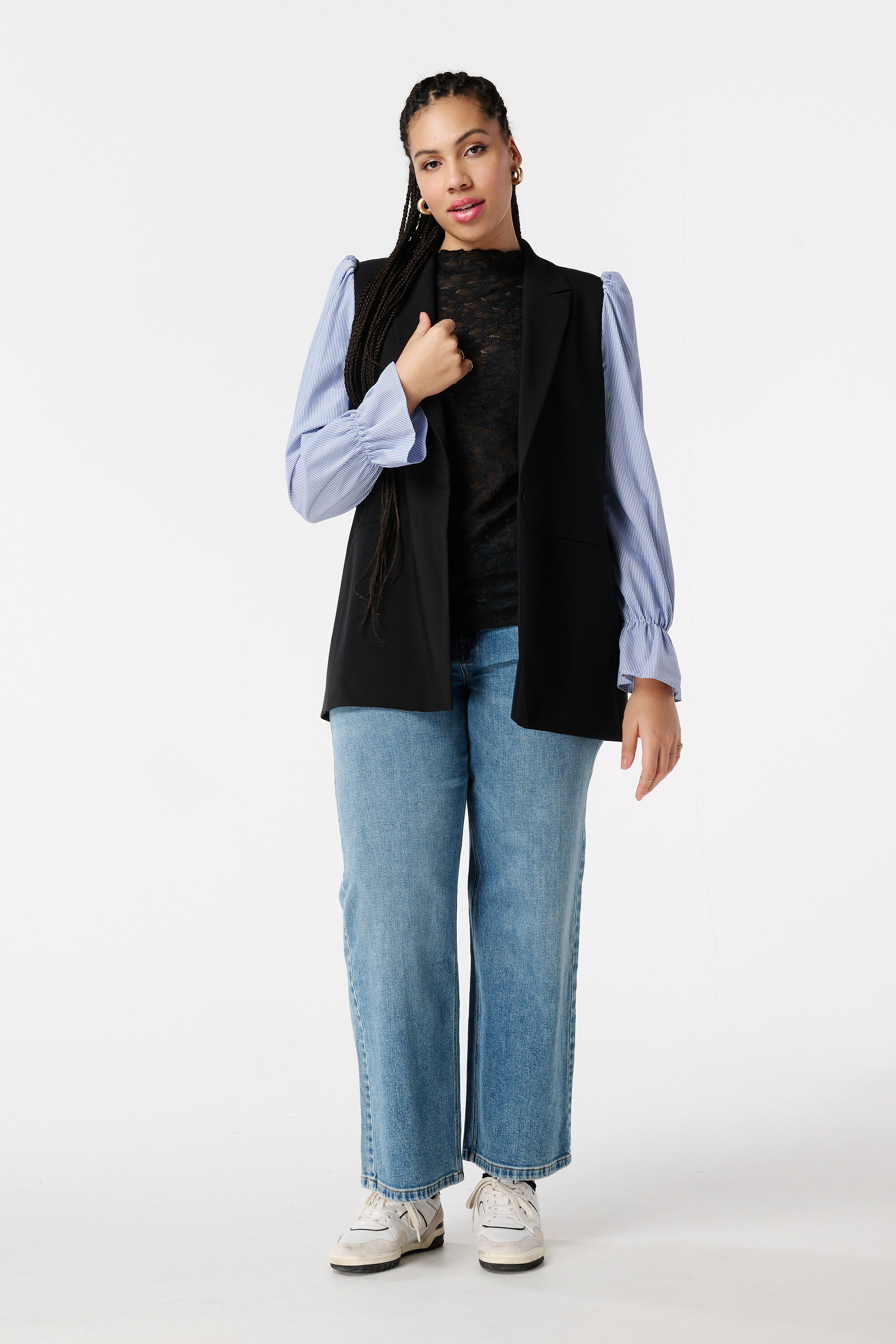 Blazer mit gestreiften &Auml;rmeln image number 5