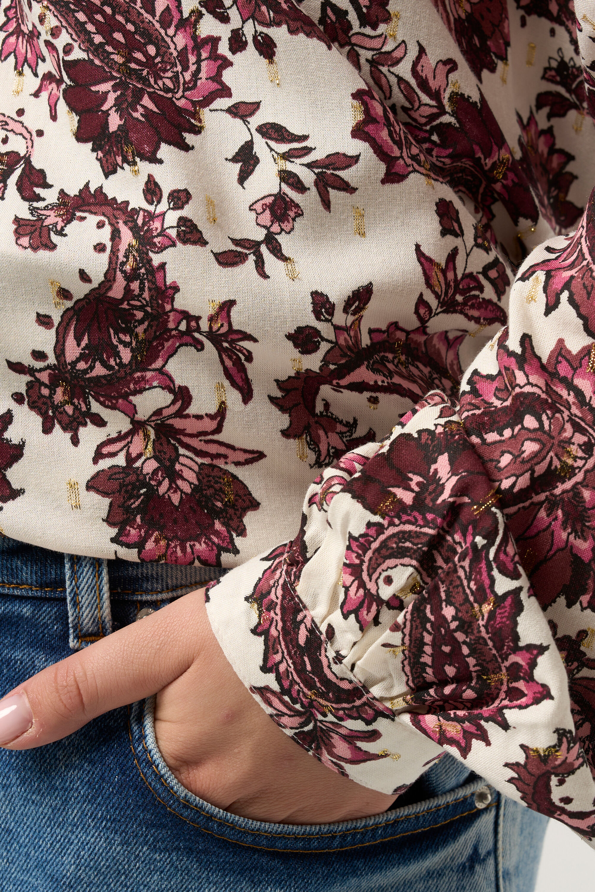 Bluse mit Print image number 4