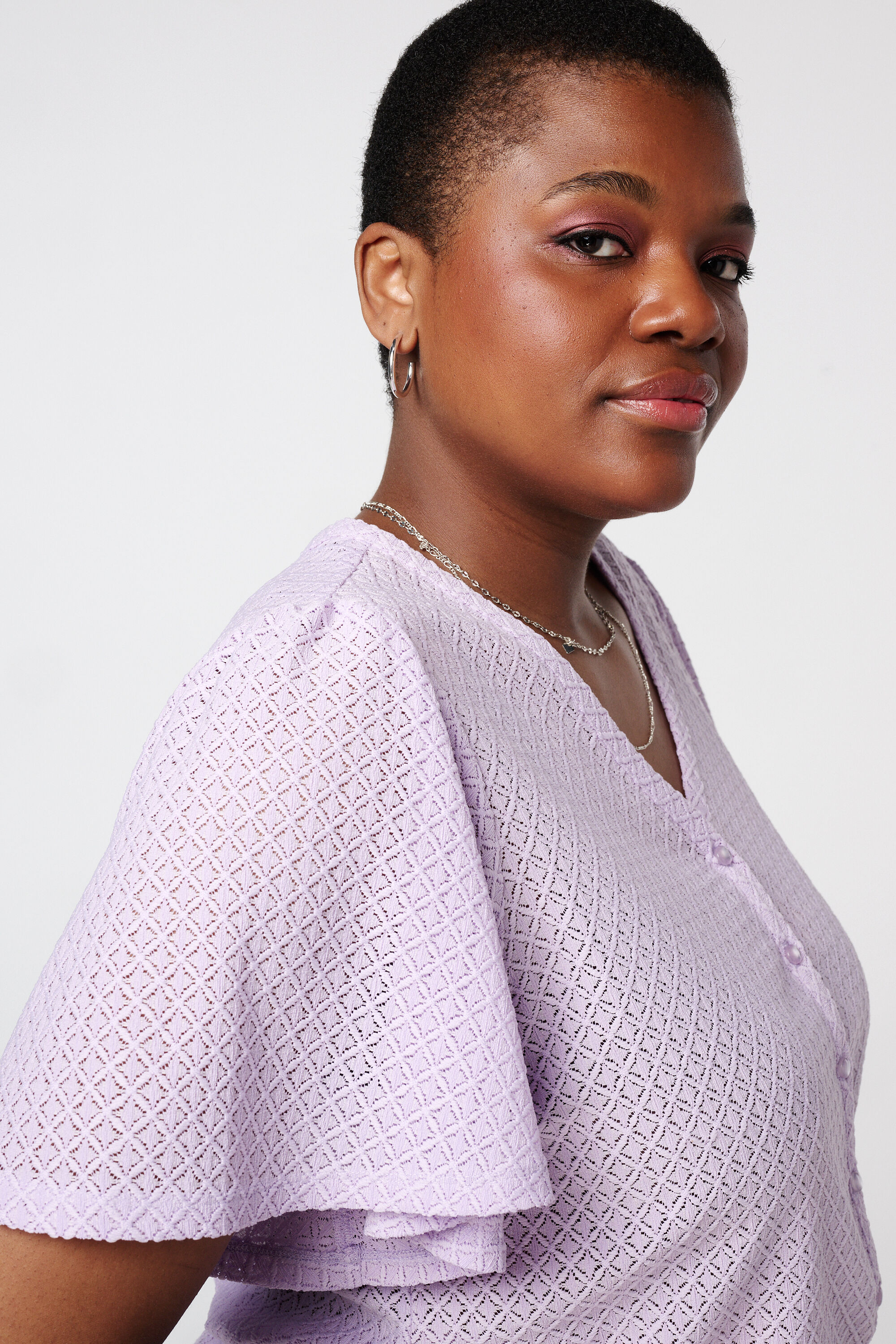 Texturiertes jersey Top image number 4