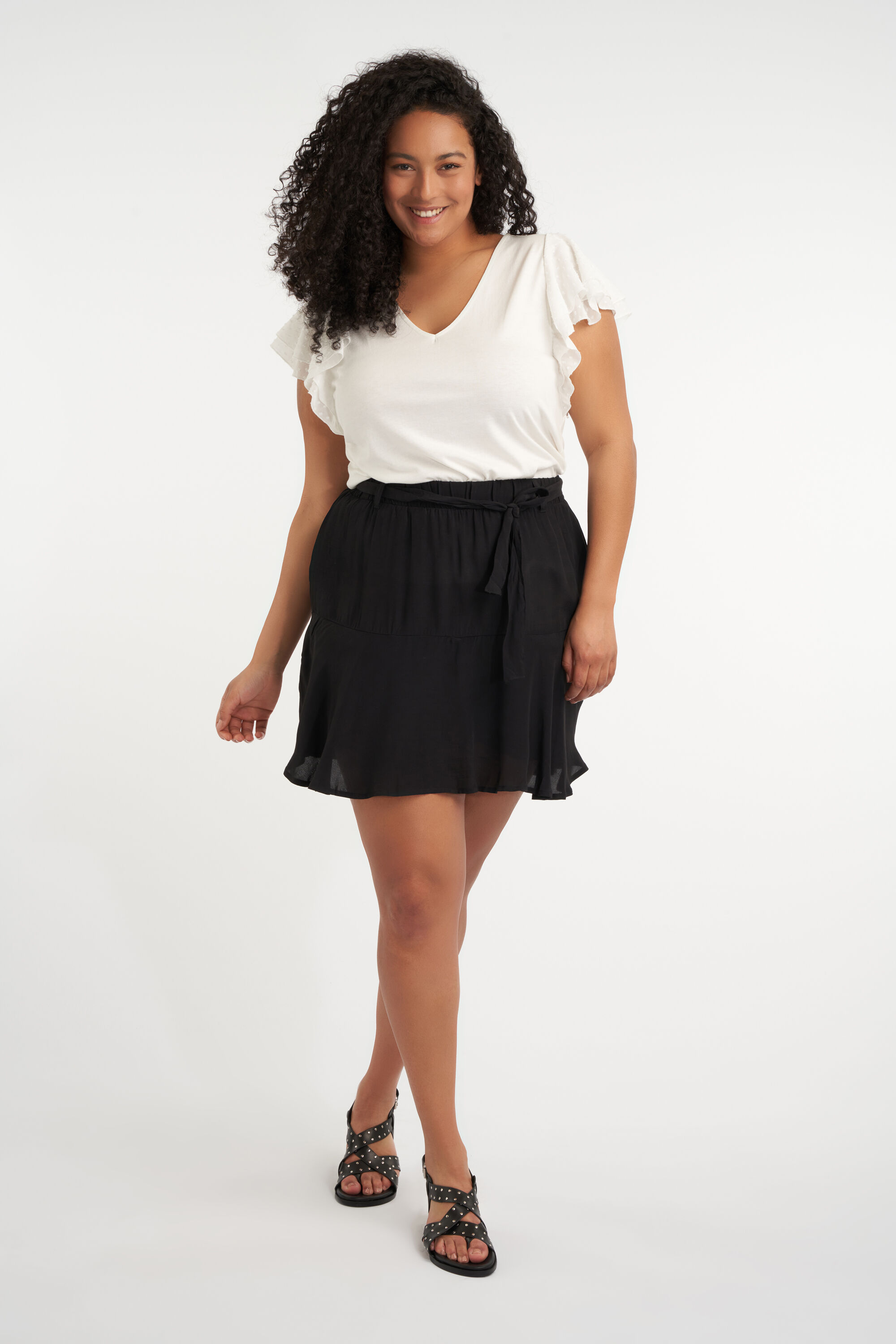 Skort mit Bindeg&uuml;rtel image number 2