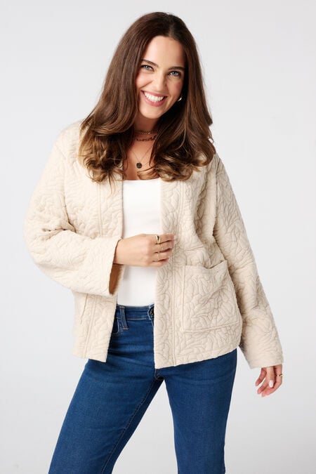 Jacke mit Struktur Jacke mit Struktur