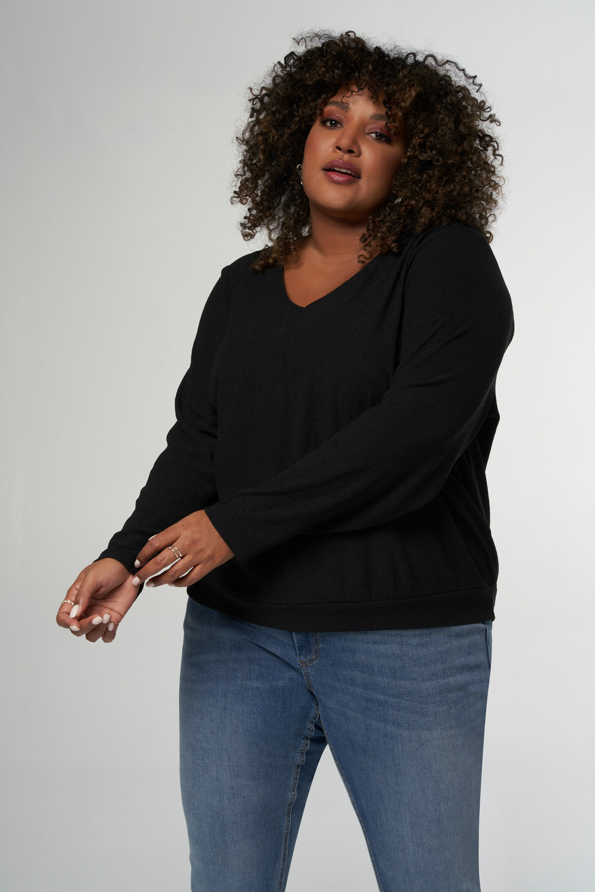 Top mit Struktur im Stoff image number 6