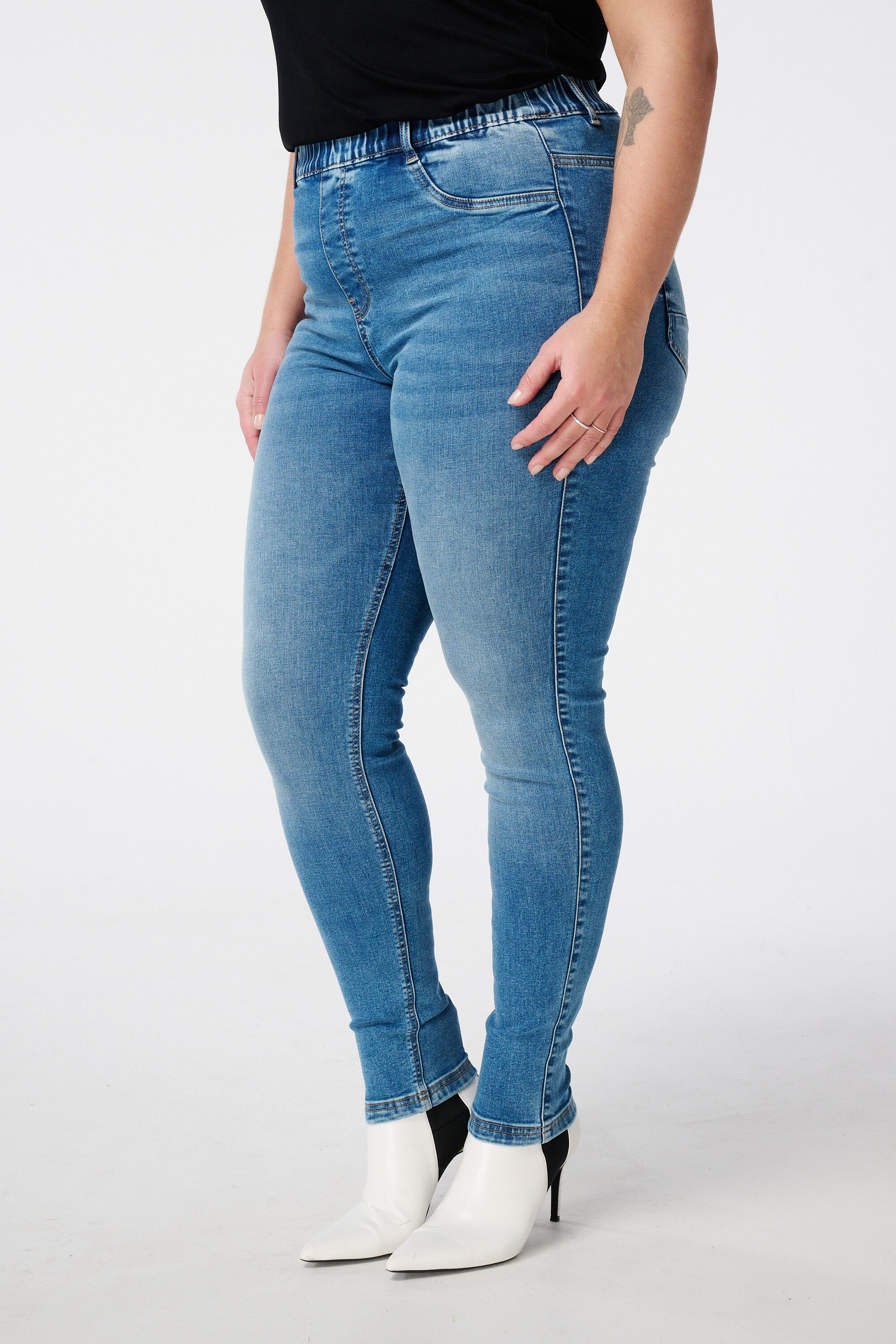 Treggings im Jeans-Look image number 5