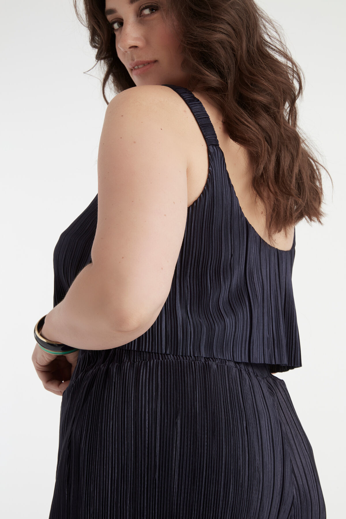 Plissee-Hose mit Stretch  image number 5