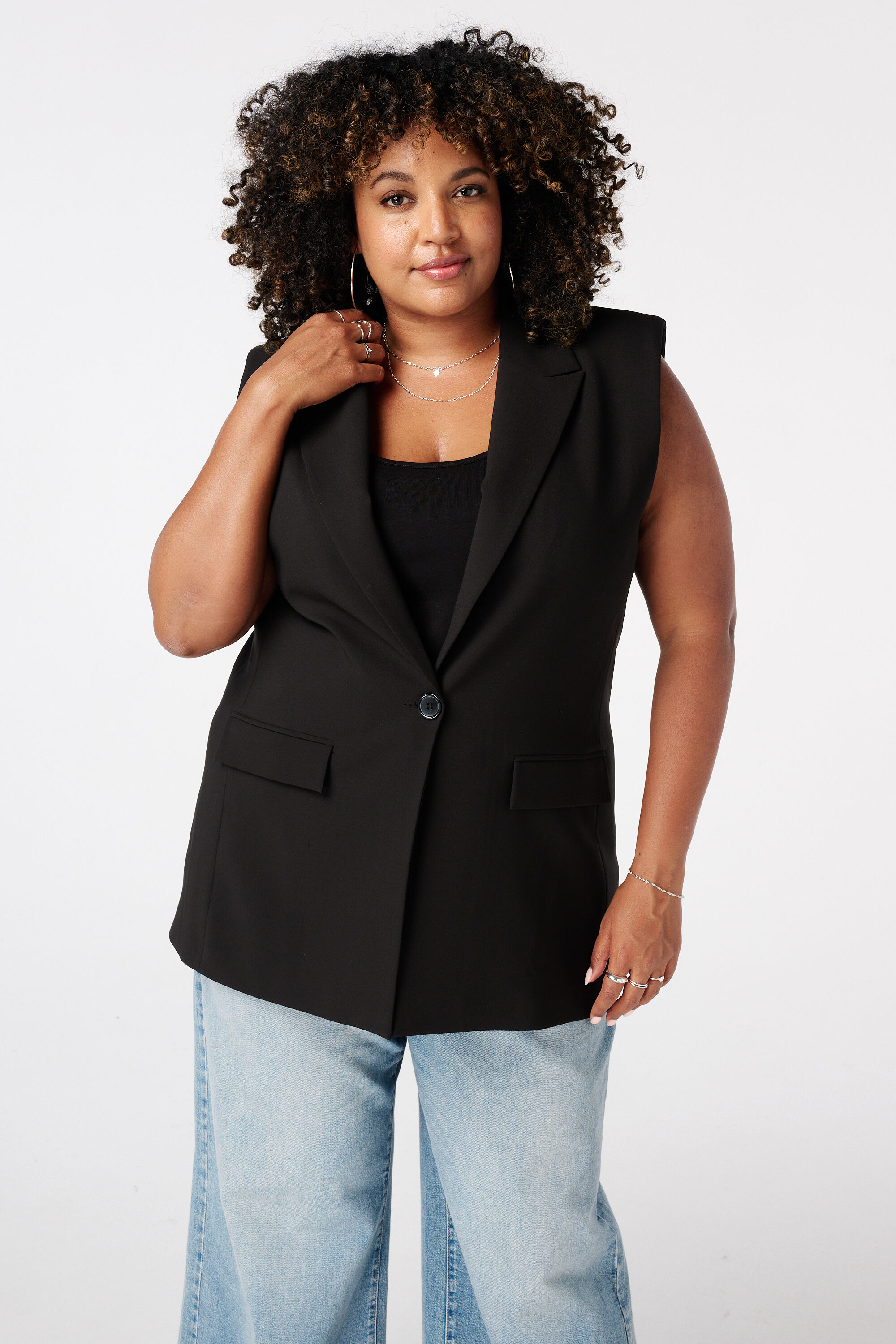 Weste mit Knopfleiste